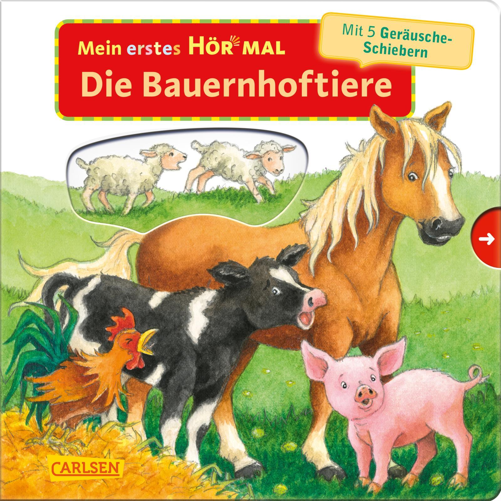 Vorderes Coverbild Mein erstes Hör mal (Soundbuch ab 1 Jahr): Die Bauernhoftiere