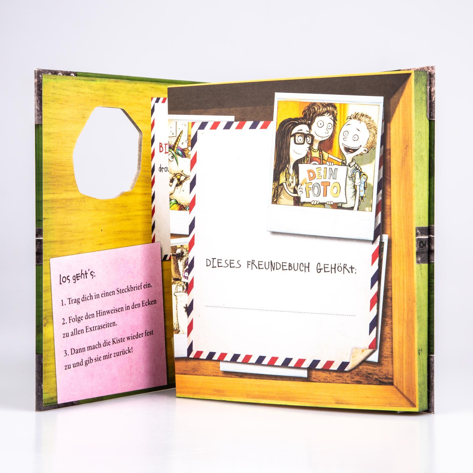 Beispielinhalt (Bild) Bitte nicht öffnen: Nur meine Freunde (Freundebuch)