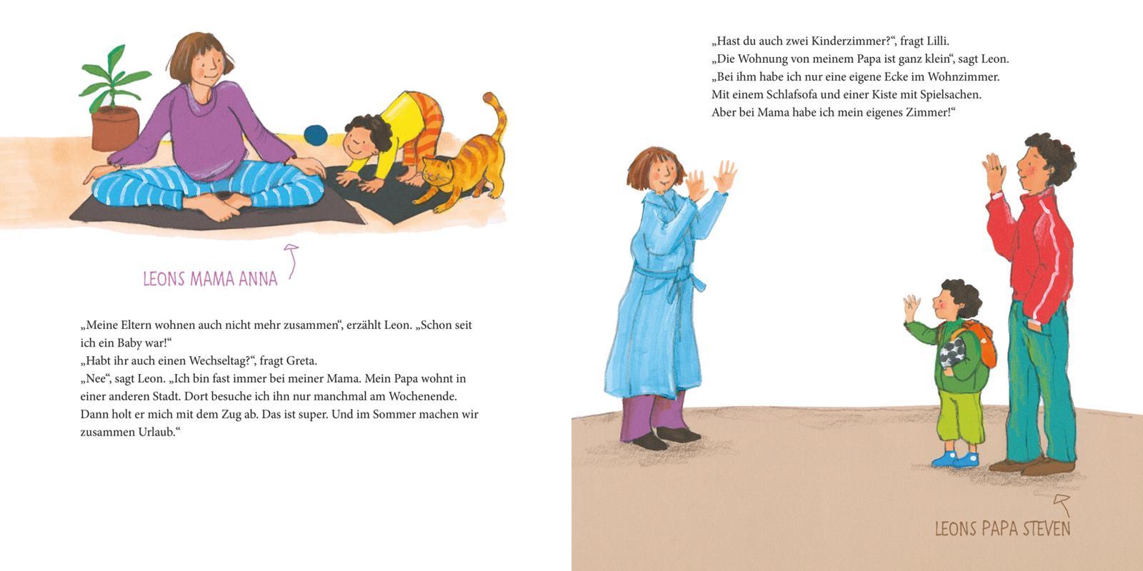 Beispielinhalt (Bild) LESEMAUS 170: Unsere neue kunterbunte Familie
