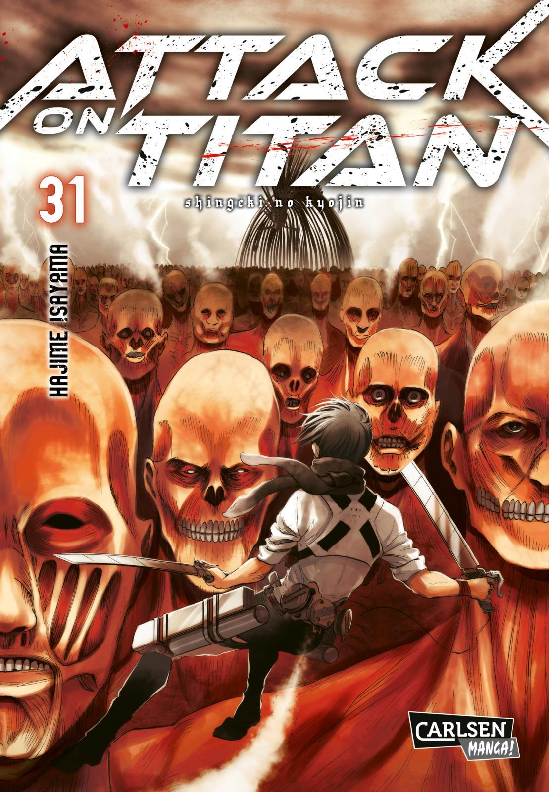 Vorderes Coverbild Attack on Titan 31