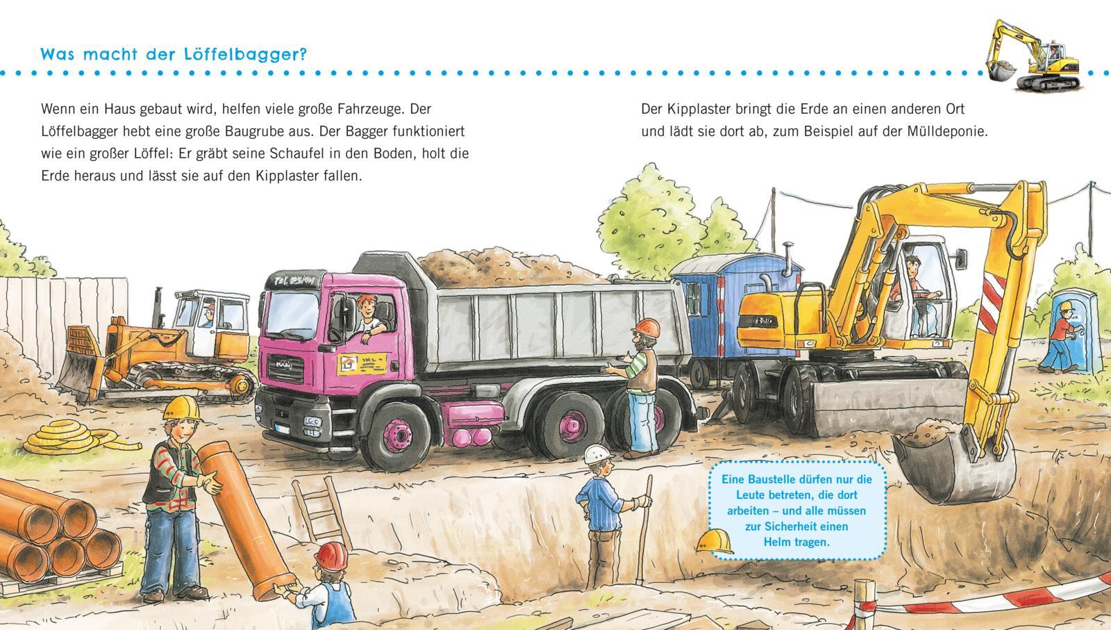 Beispielinhalt (Bild) Unkaputtbar: Erstes Wissen: Auf der Baustelle