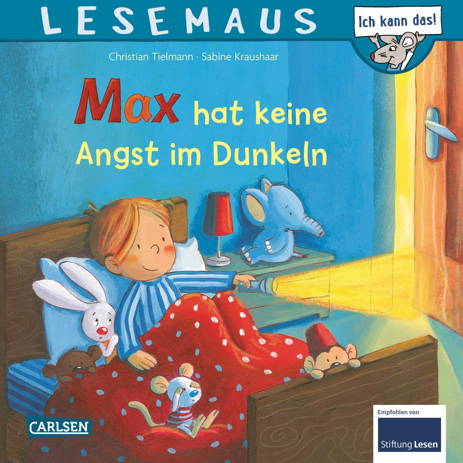 Vorderes Coverbild LESEMAUS 5: Max hat keine Angst im Dunkeln