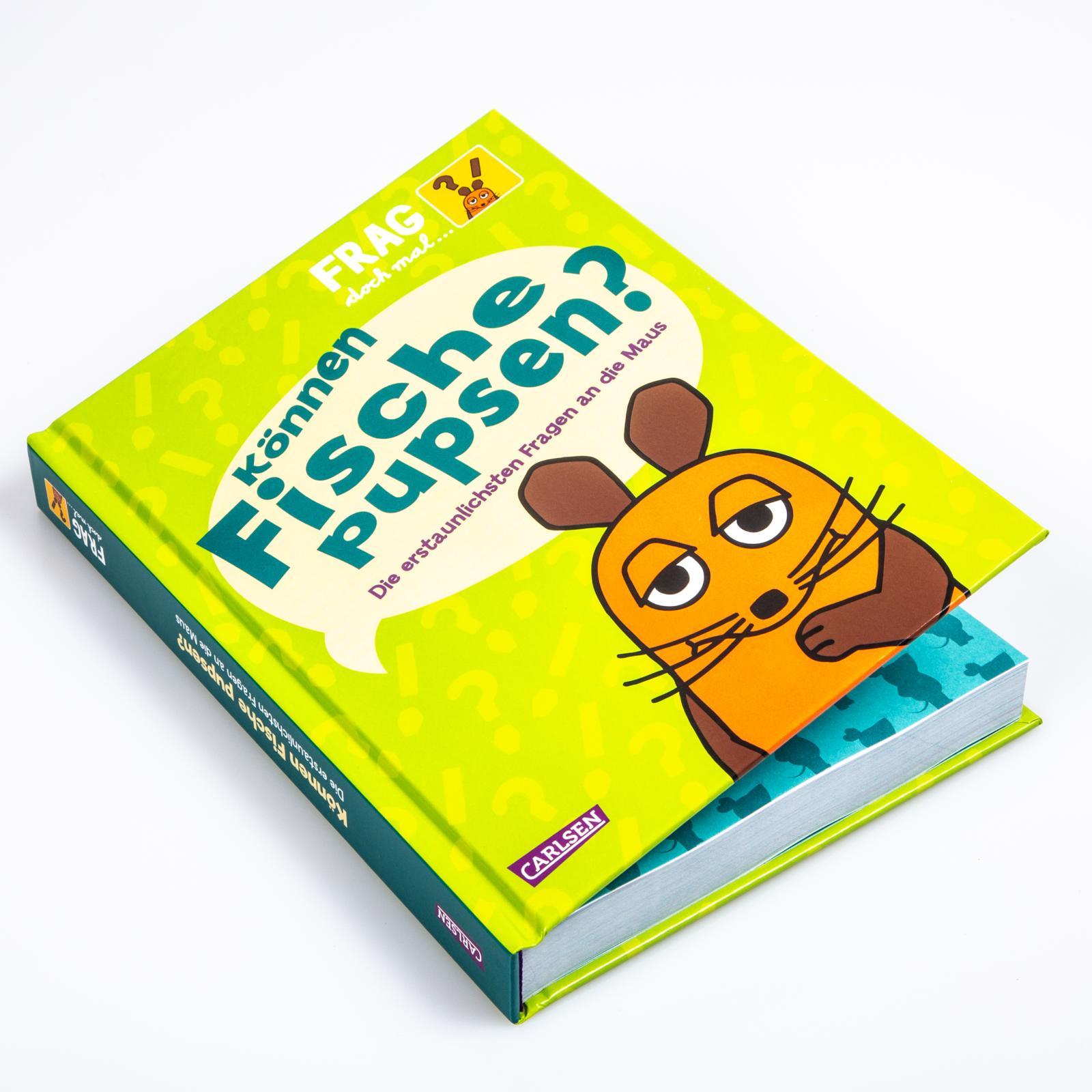Beispielinhalt (Bild) Frag doch mal ... die Maus: Können Fische pupsen?