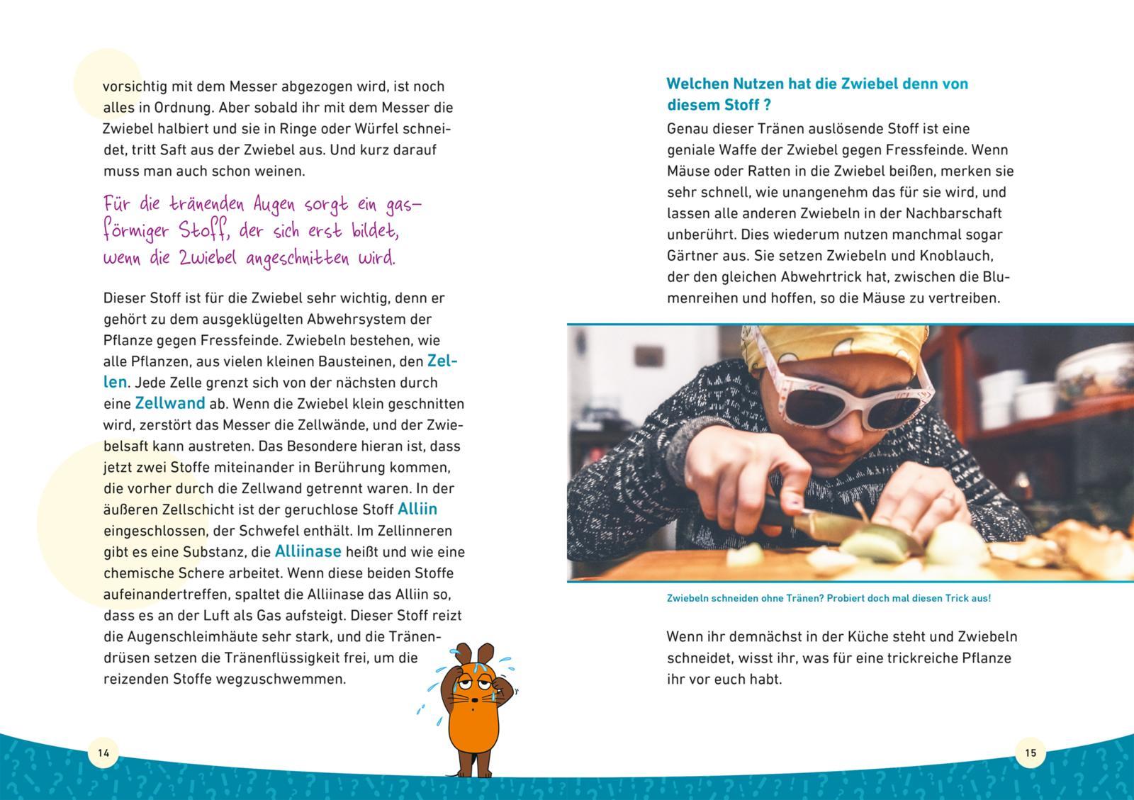 Beispielinhalt (Bild) Frag doch mal ... die Maus: Können Fische pupsen?