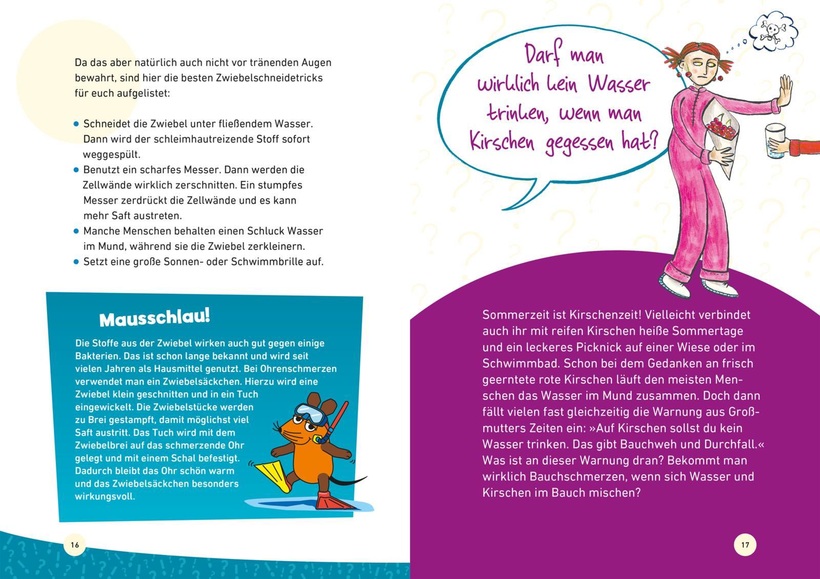 Beispielinhalt (Bild) Frag doch mal ... die Maus: Können Fische pupsen?
