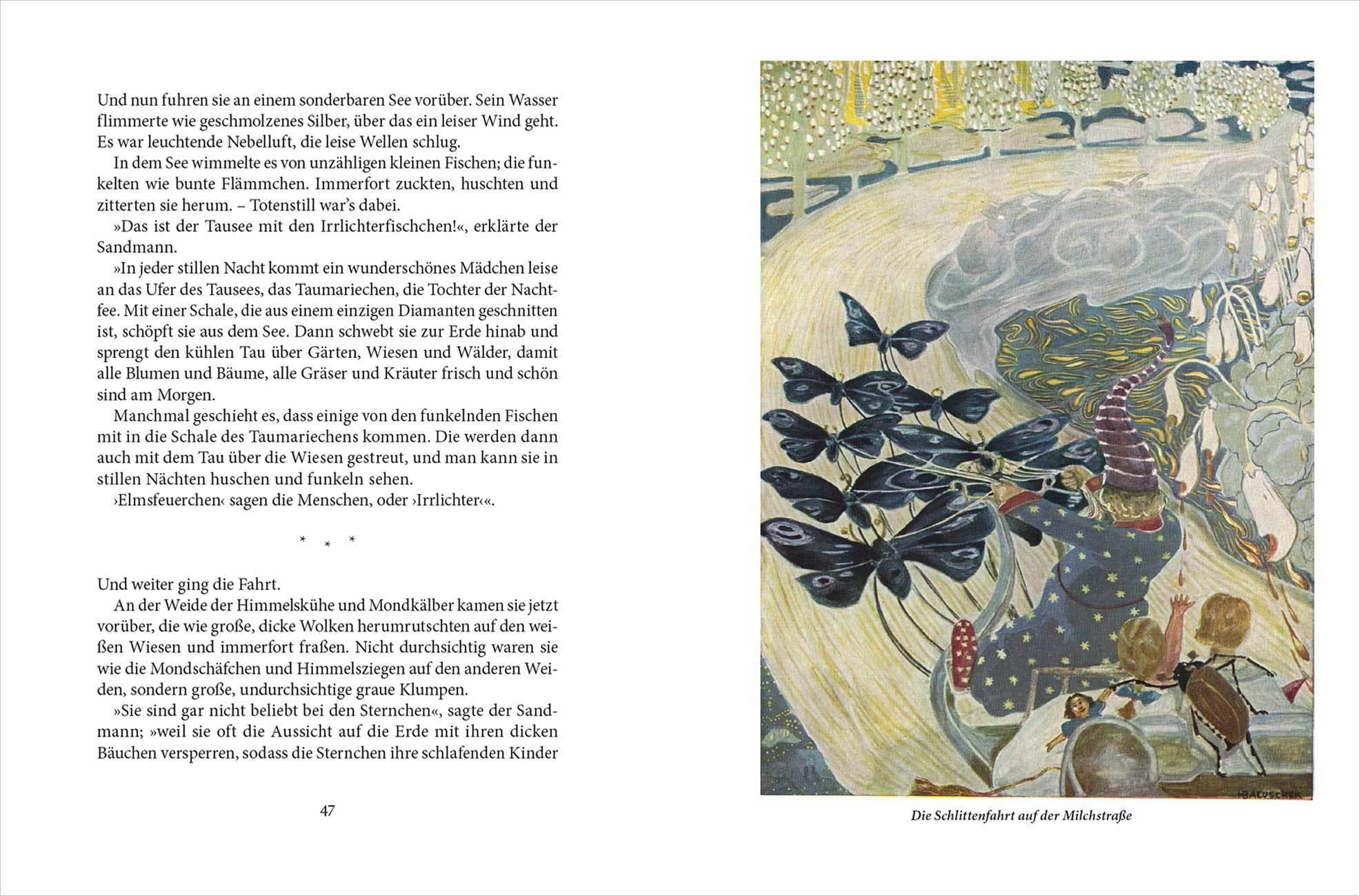 Beispielinhalt (Bild) Peterchens Mondfahrt. Illustrierte Ausgabe