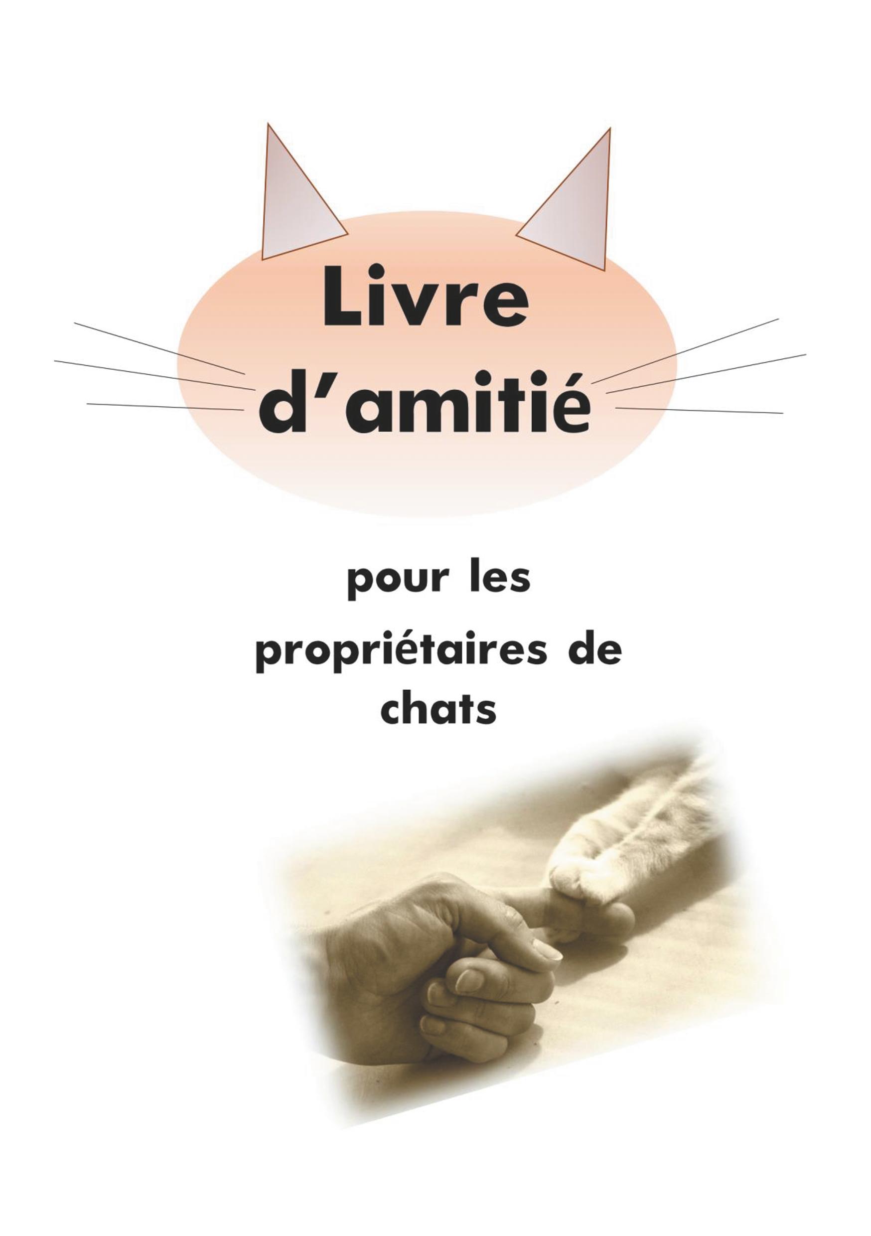 Vorderes Coverbild Livre d'amitié pour les propriétaires de chats