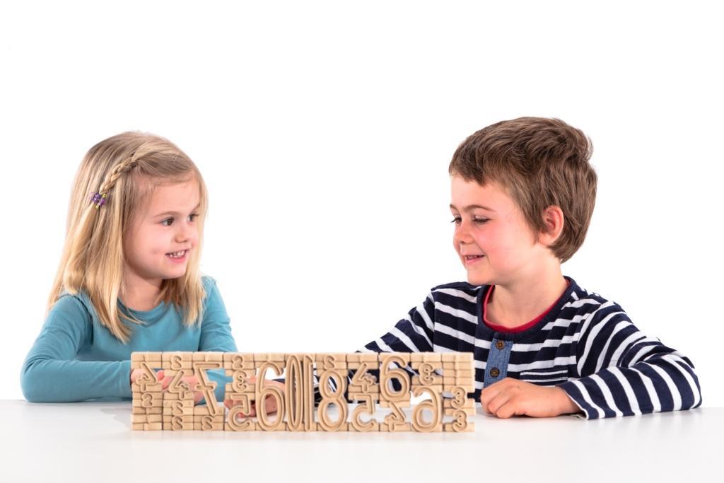 Beispielinhalt (Bild) Stapelzahlen 100er Zahlenraum