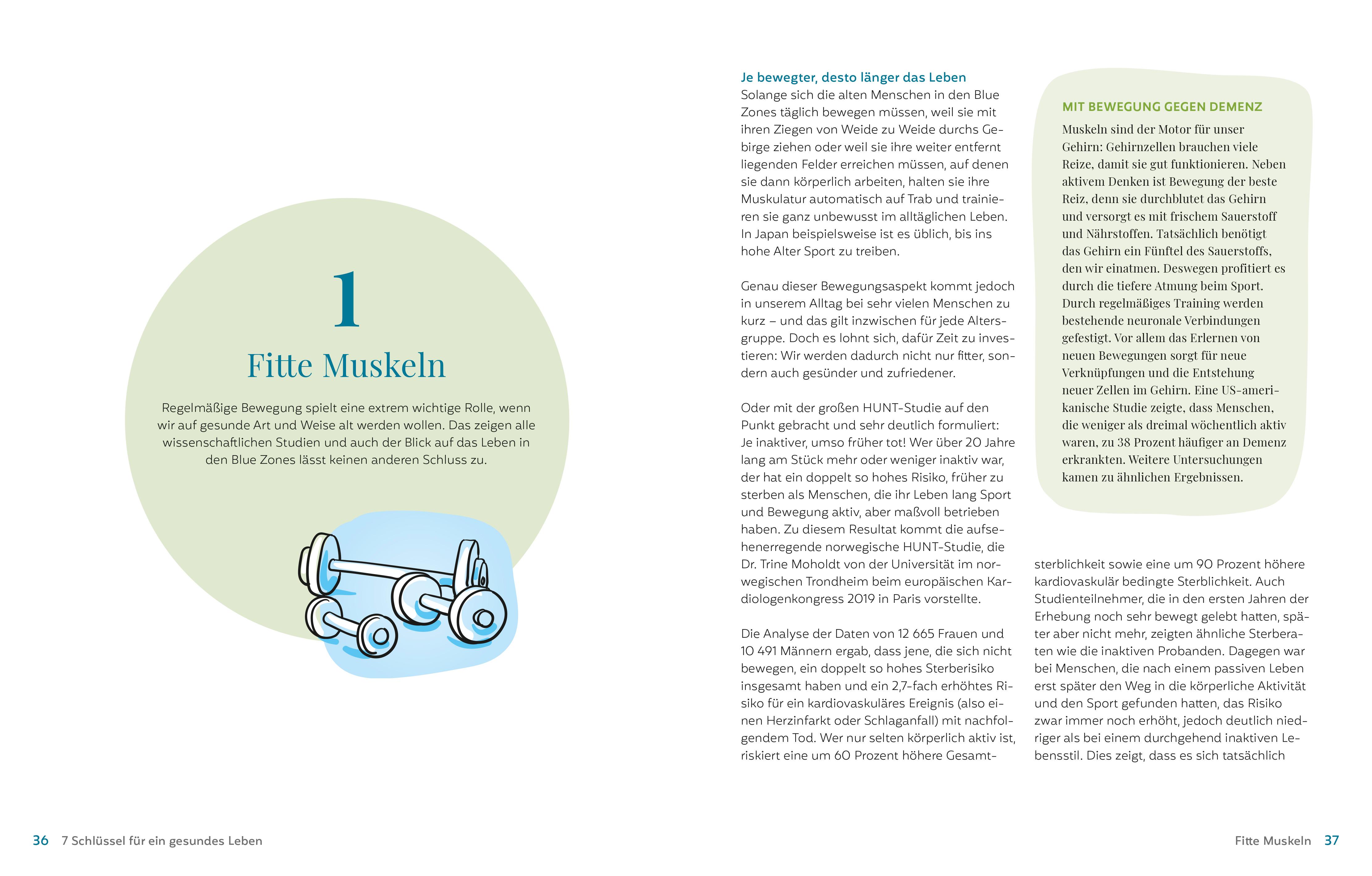 Beispielinhalt (Bild) Die Gesundheitsformel der 100-Jährigen