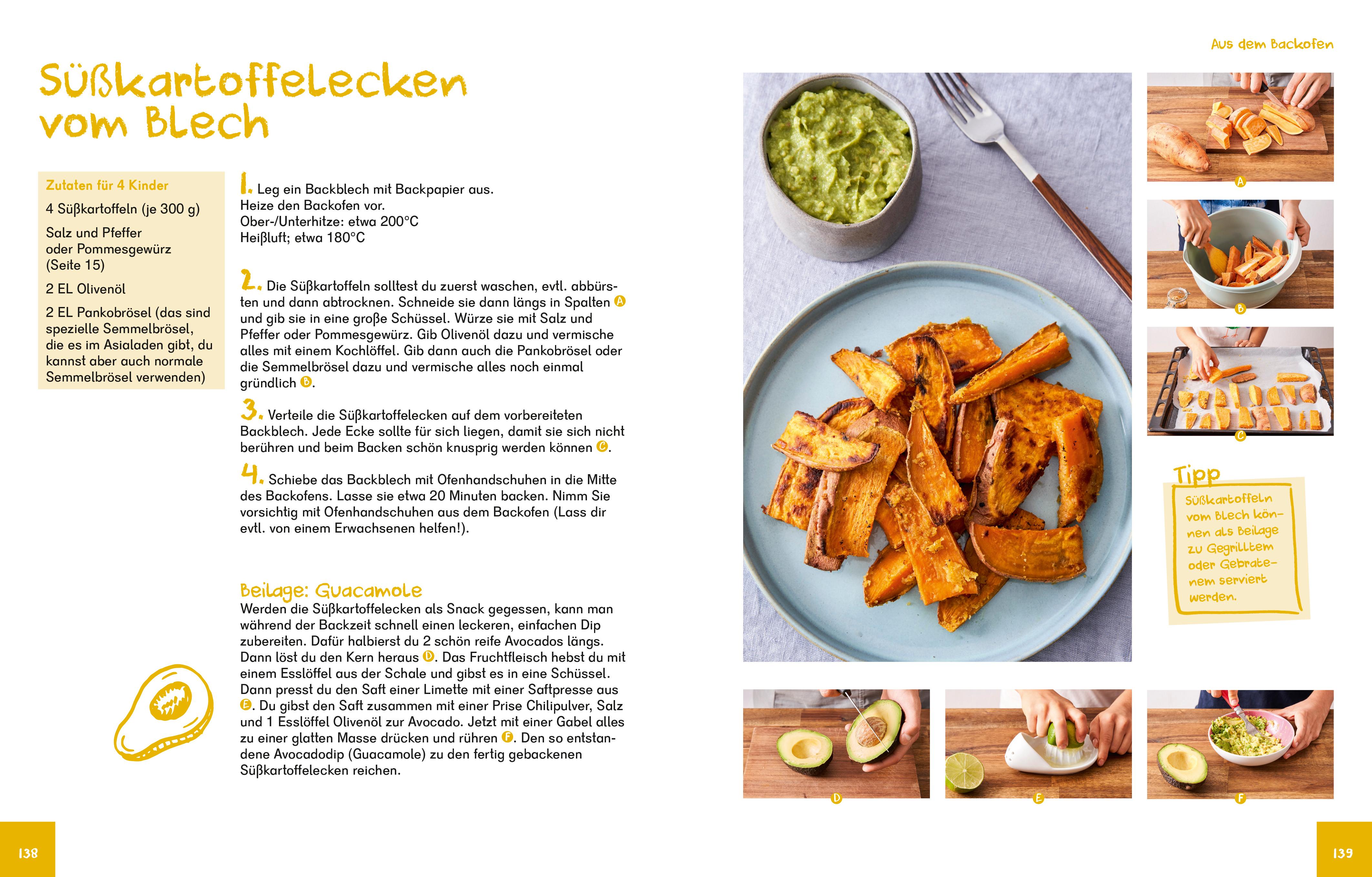 Beispielinhalt (Bild) Das Dr. Oetker Schulkochbuch für Kinder