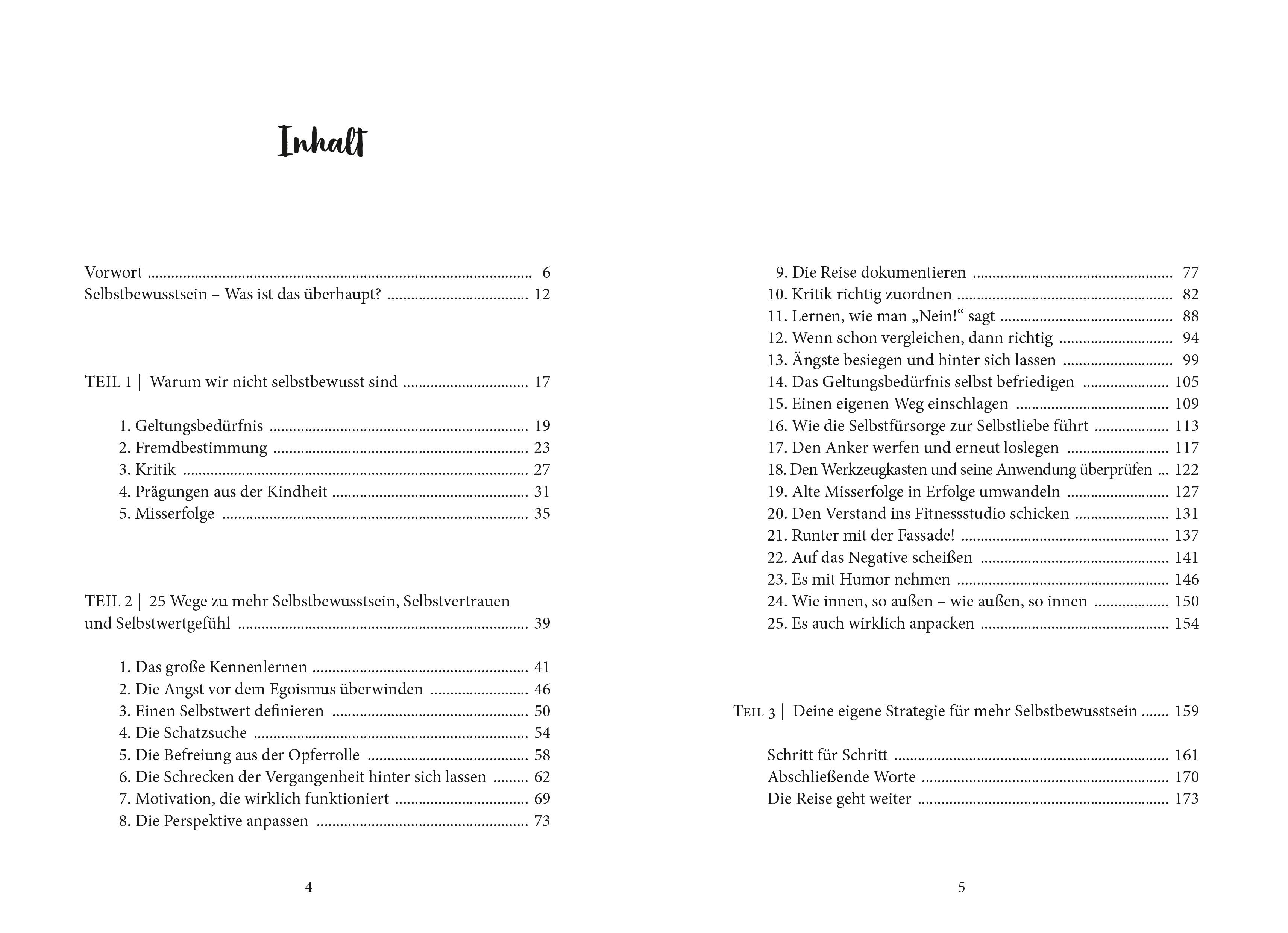 Beispielinhalt (Bild) Endlich selbstbewusst