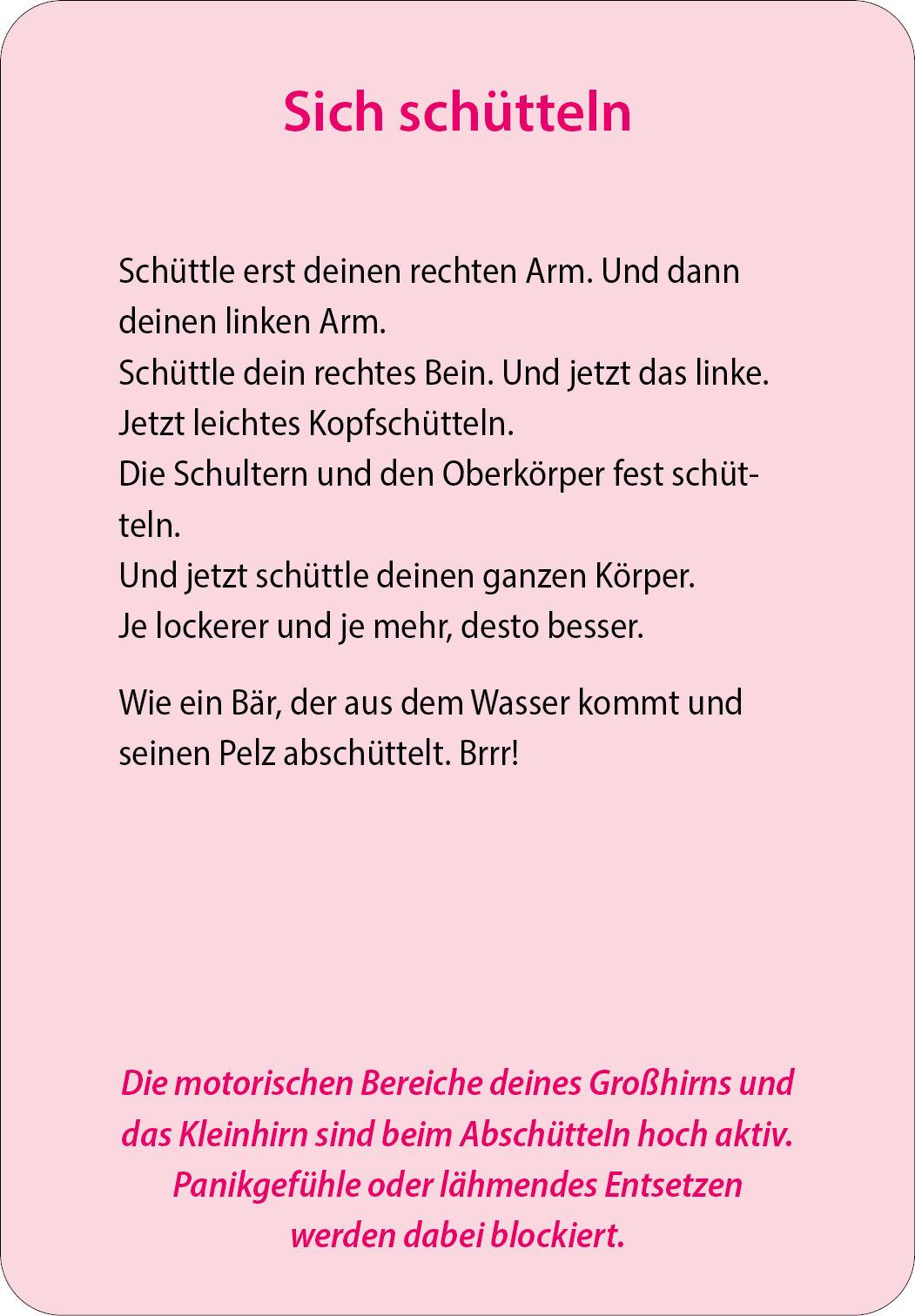 Beispielinhalt (Bild) Ich schaf(f) das!