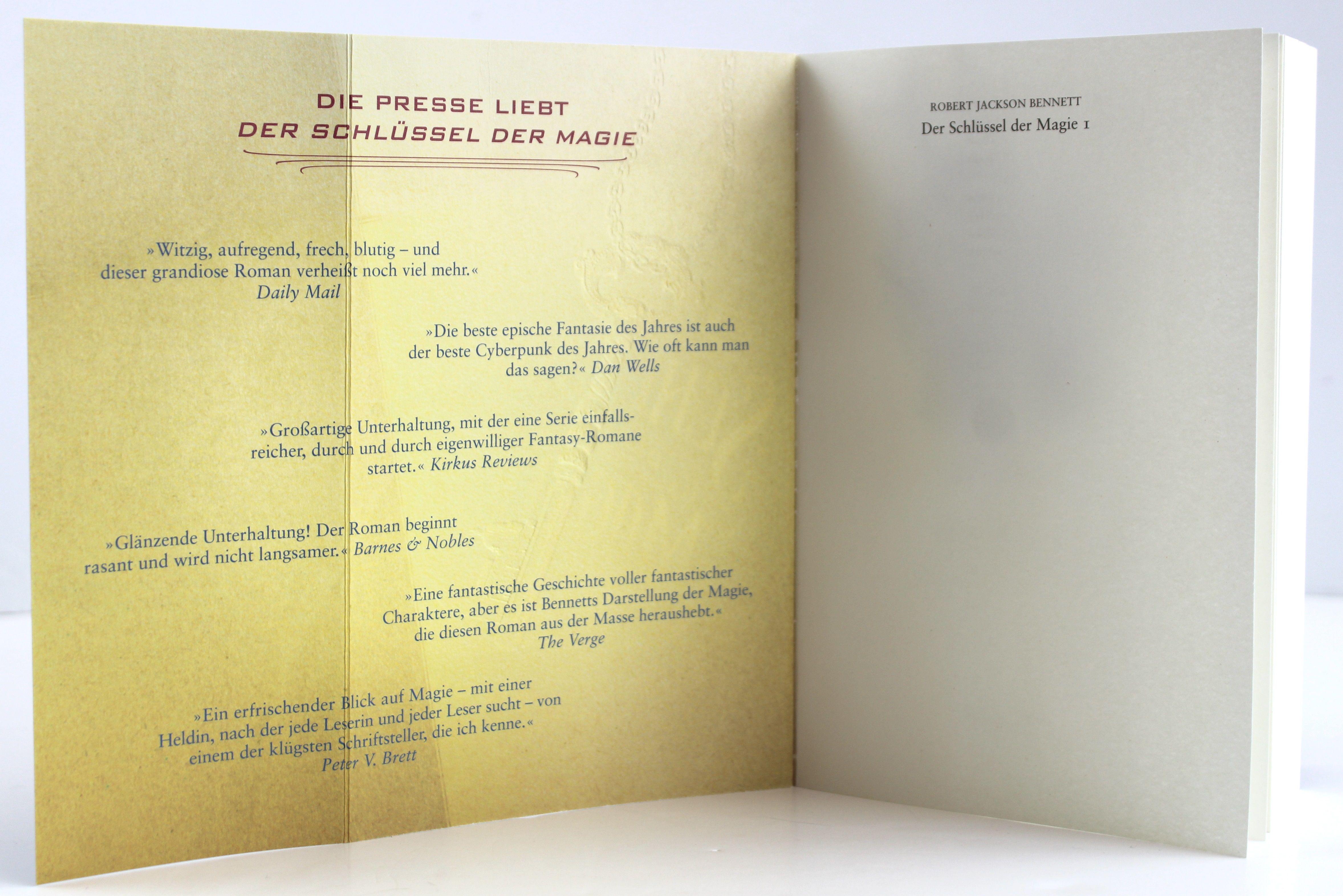 Beispielinhalt (Bild) Der Schlüssel der Magie - Die Diebin