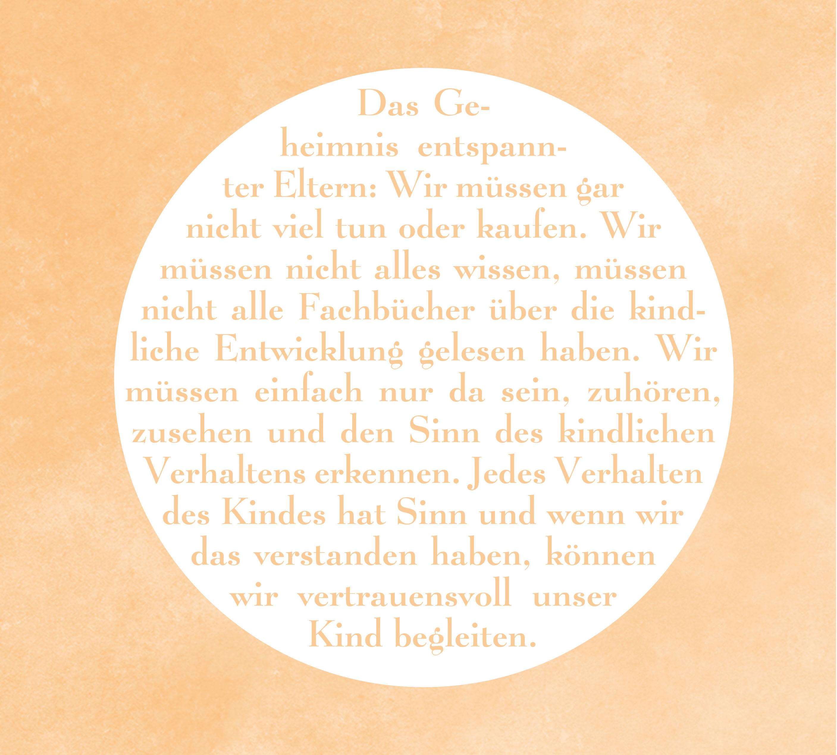 Beispielinhalt (Bild) Geborgene Kindheit