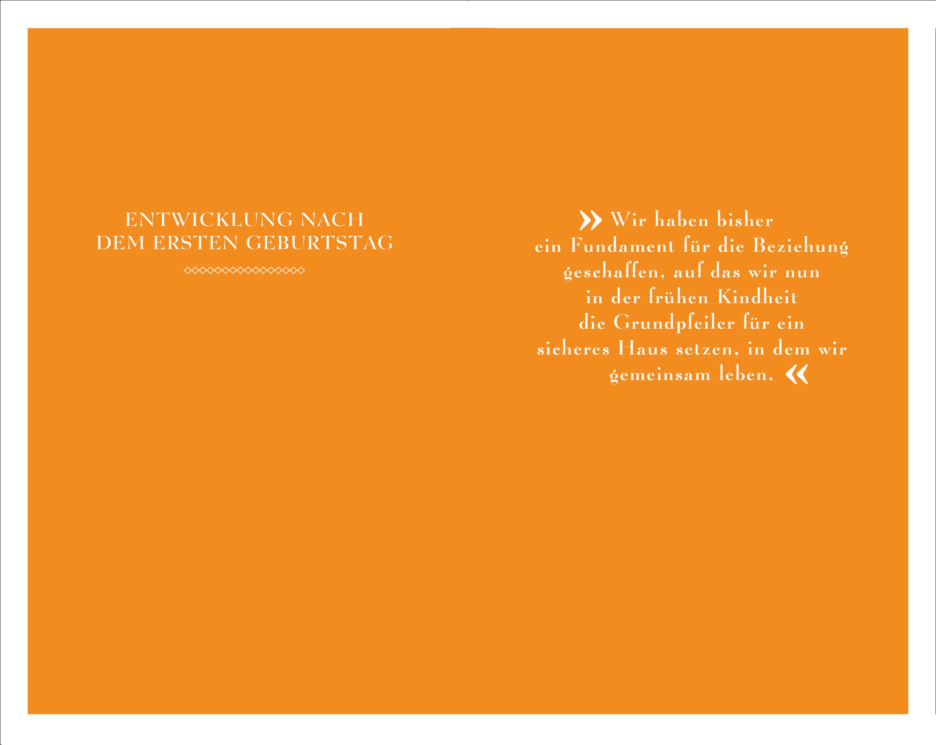 Beispielinhalt (Bild) Geborgene Kindheit