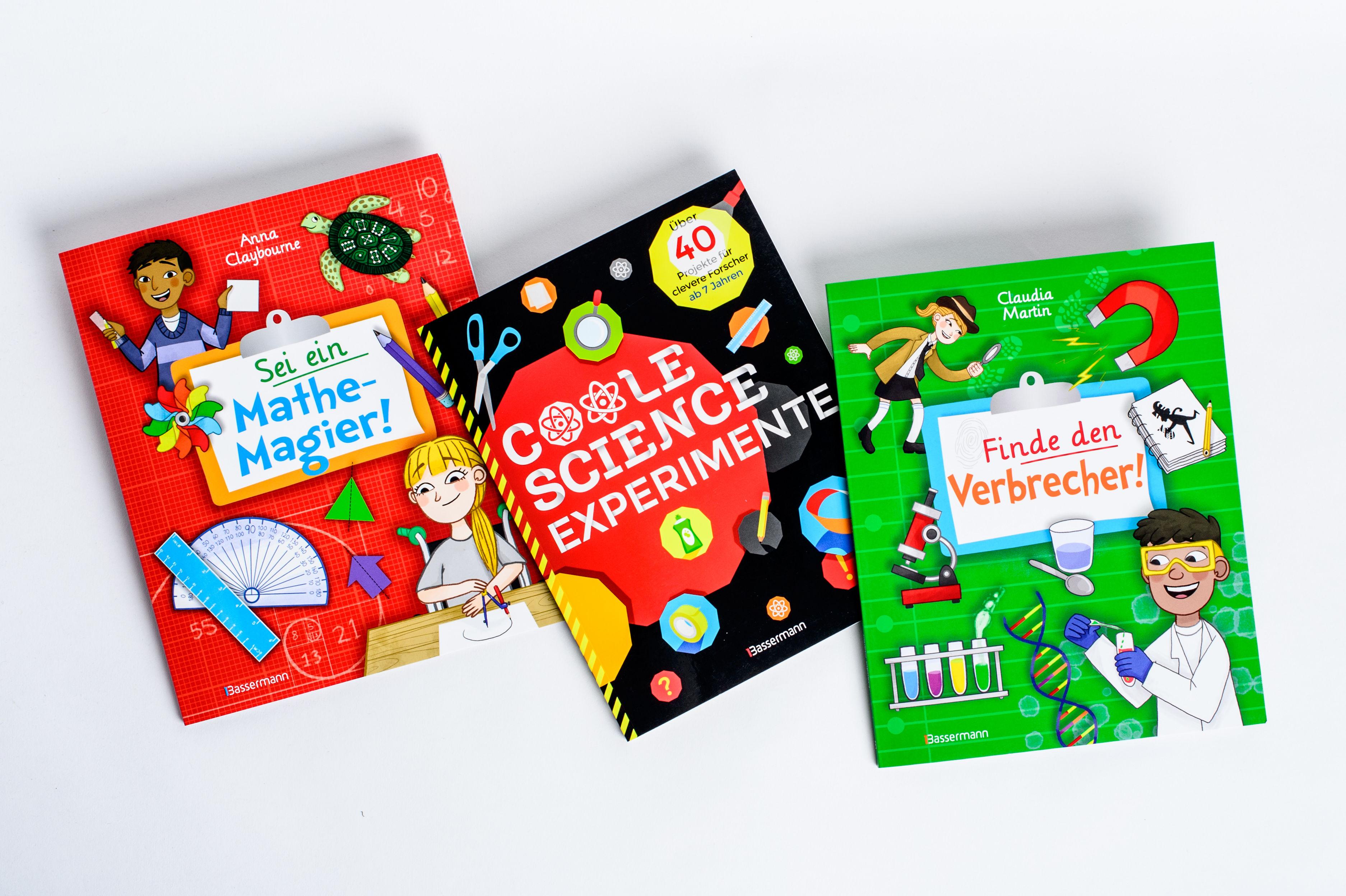 Beispielinhalt (Bild) Sei ein Mathe-Magier! Mit Rätseln, Experimenten, Spielen und Basteleien in die Welt der Mathematik eintauchen. Für Kinder ab 8 Jahren