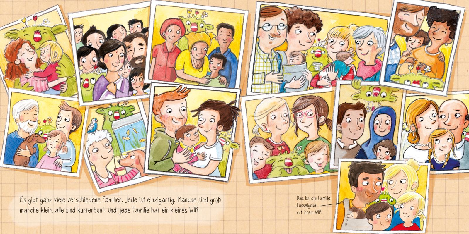 Beispielinhalt (Bild) Das kleine WIR zu Hause