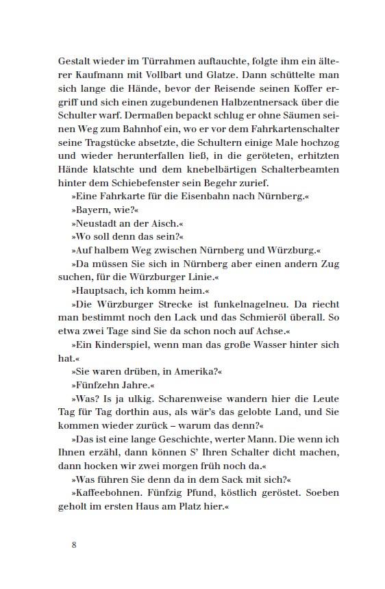 Beispielinhalt (Bild) Das Kaffeehaus im Aischgrund