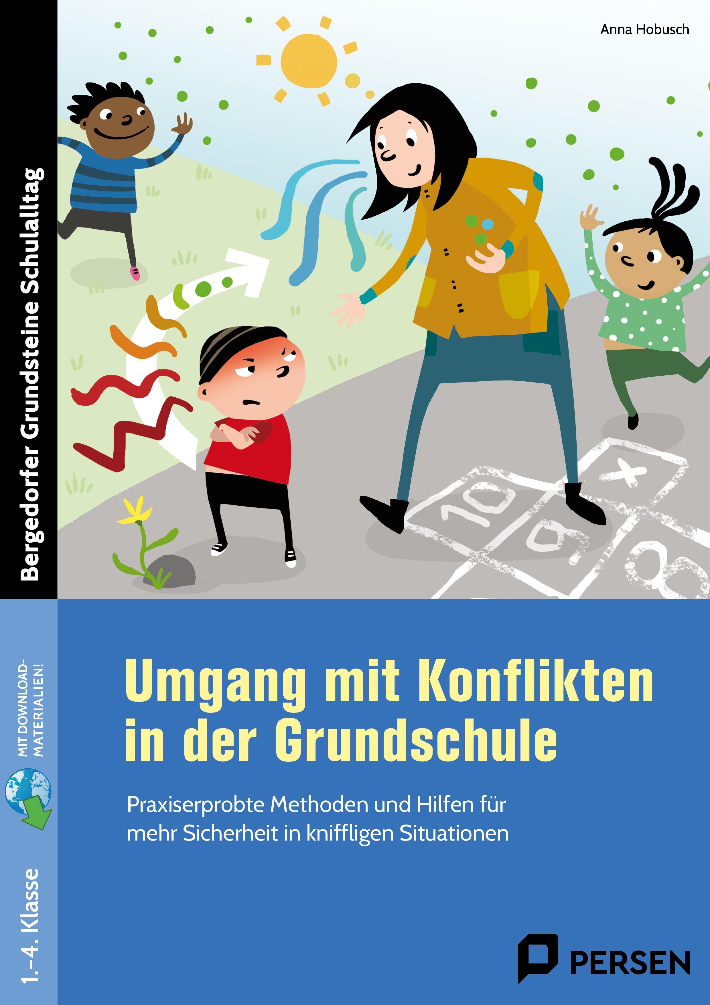 Vorderes Coverbild Umgang mit Konflikten in der Grundschule