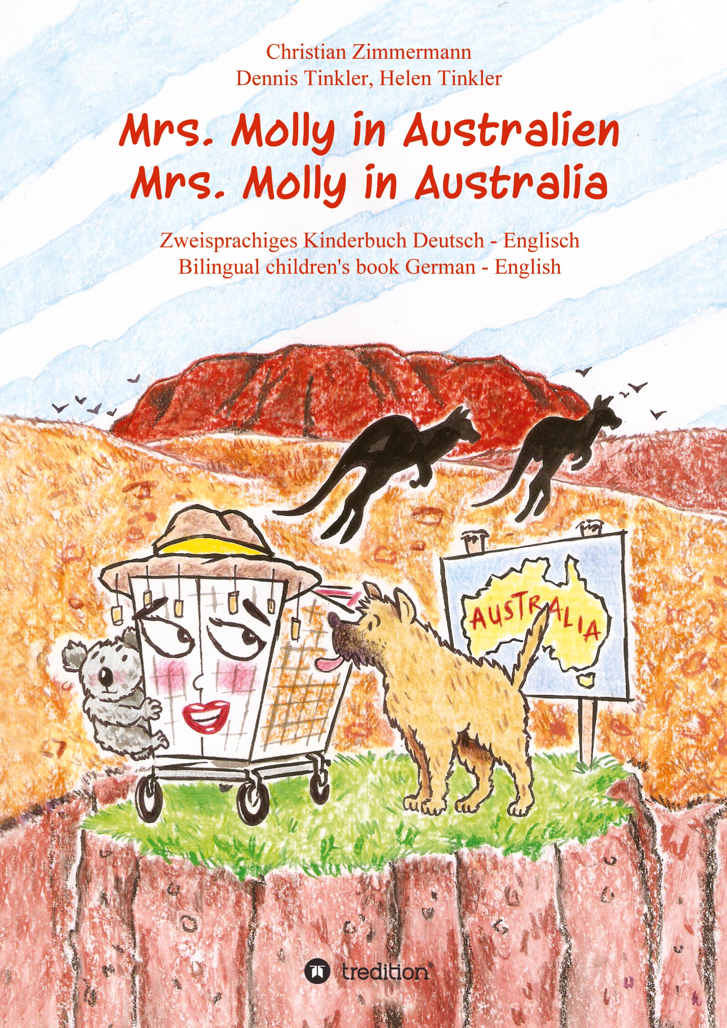 Vorderes Coverbild Mrs. Molly in Australien/ Mrs. Molly in Australia