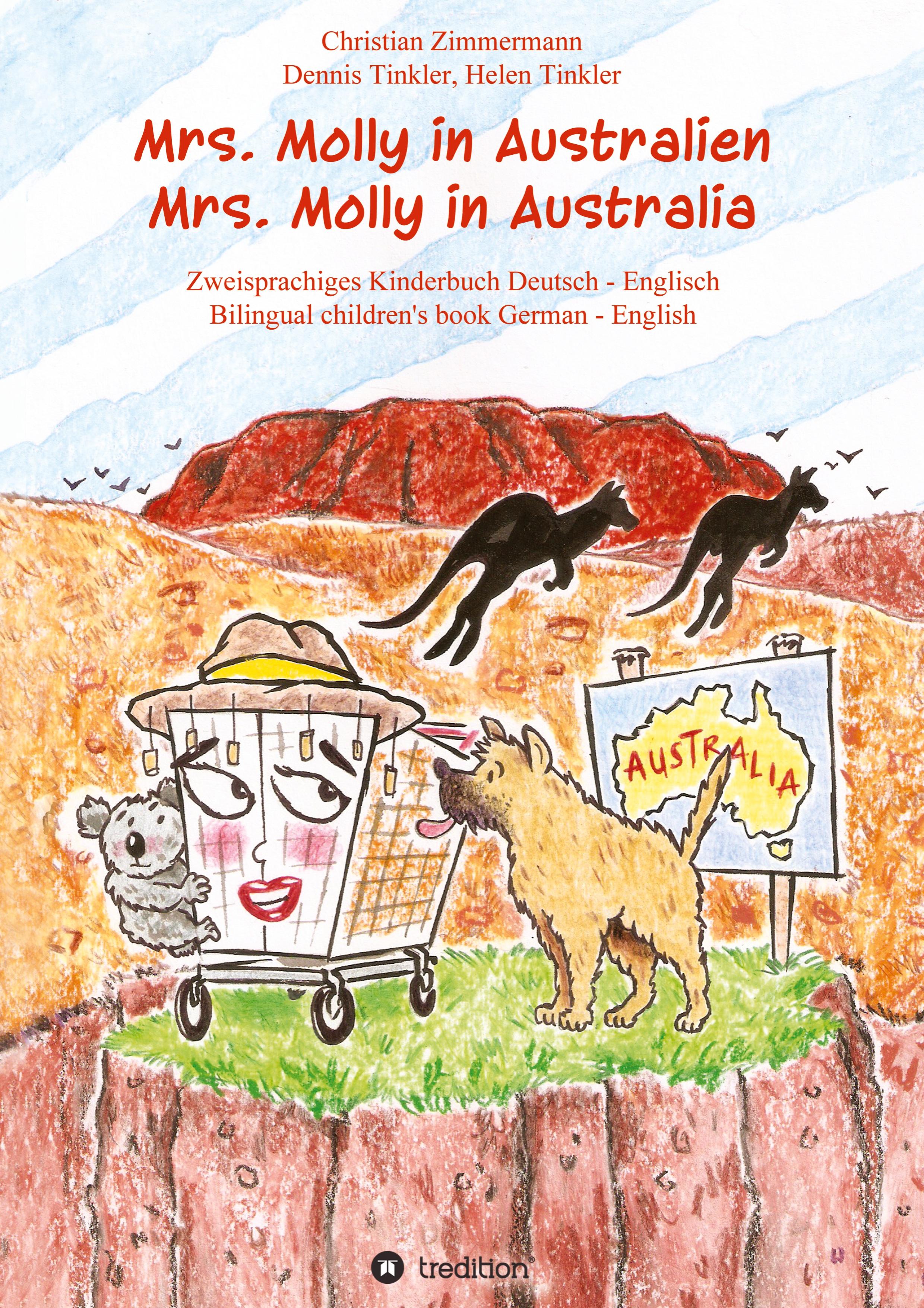 Vorderes Coverbild Mrs. Molly in Australien/ Mrs. Molly in Australia
