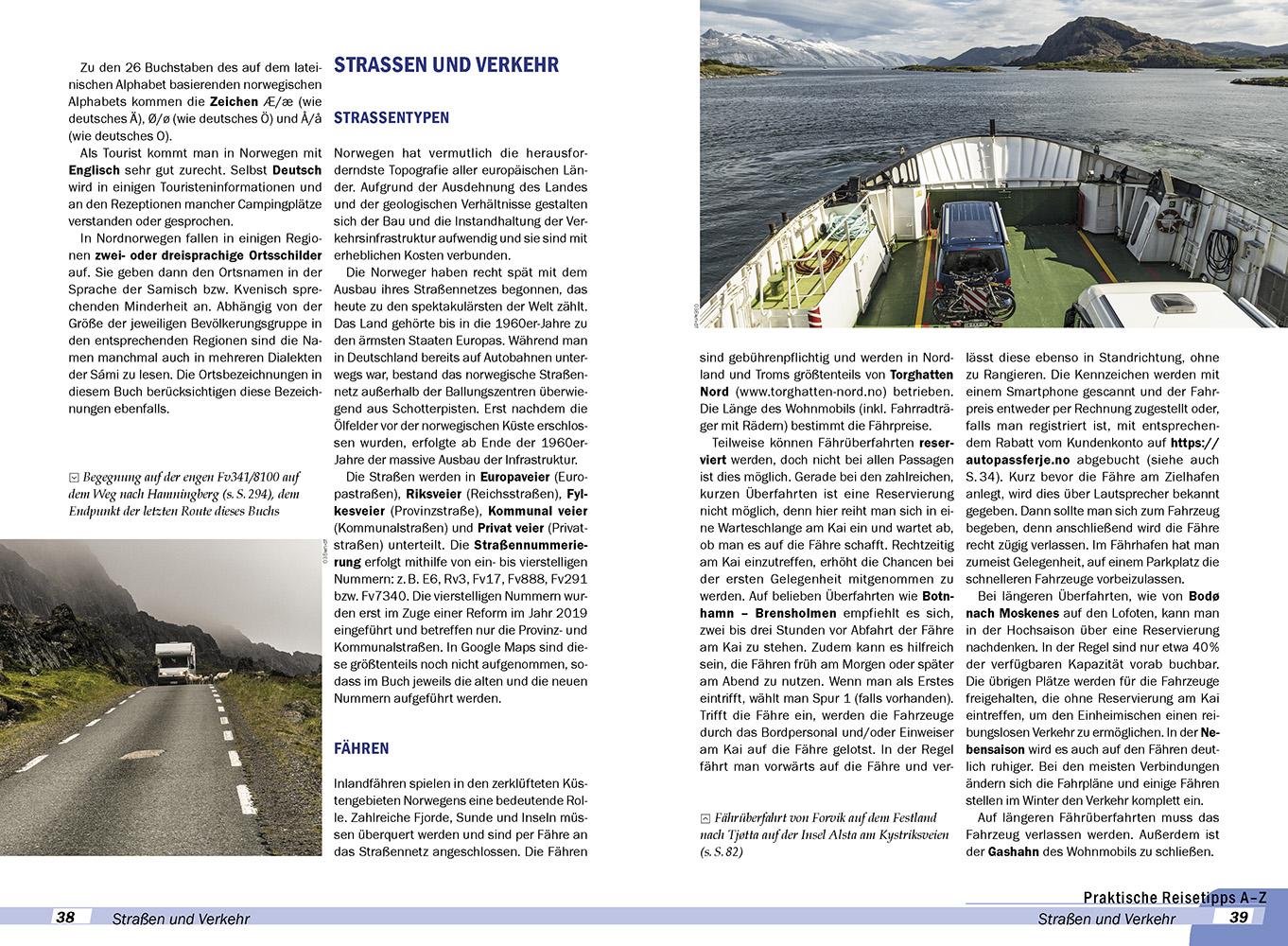 Beispielinhalt (Bild) Reise Know-How Wohnmobil-Tourguide Nordnorwegen