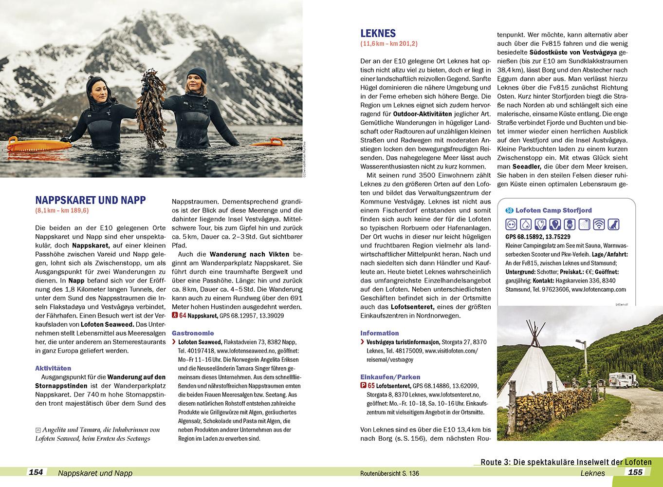 Beispielinhalt (Bild) Reise Know-How Wohnmobil-Tourguide Nordnorwegen