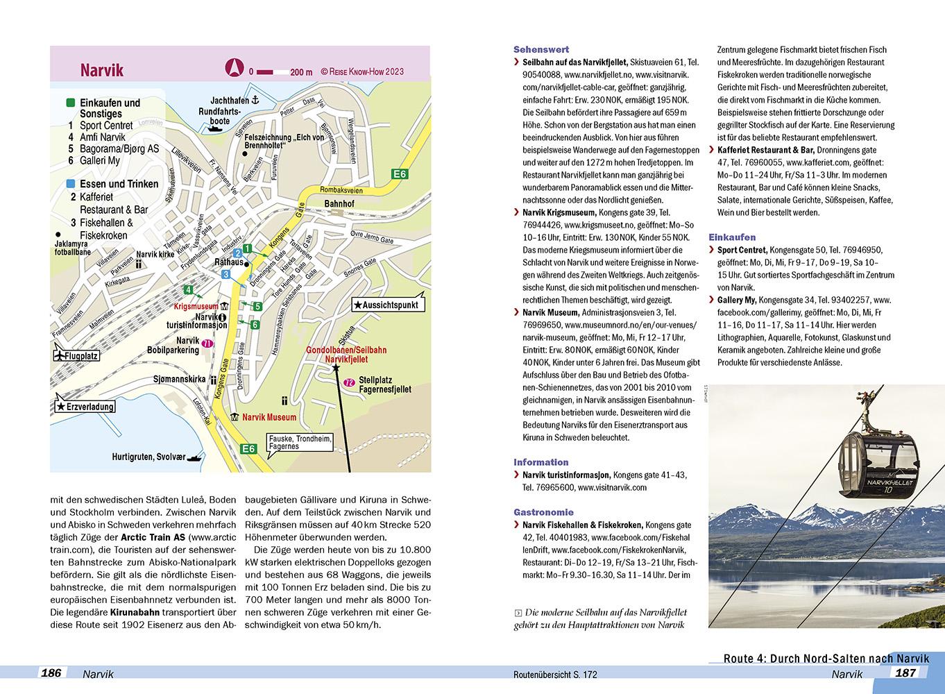 Beispielinhalt (Bild) Reise Know-How Wohnmobil-Tourguide Nordnorwegen