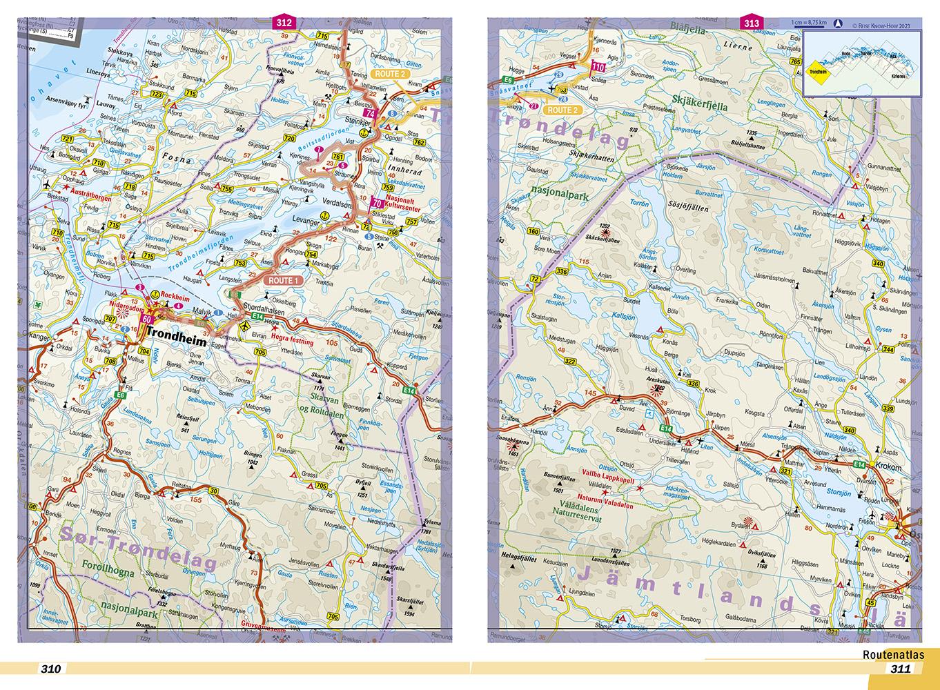 Beispielinhalt (Bild) Reise Know-How Wohnmobil-Tourguide Nordnorwegen