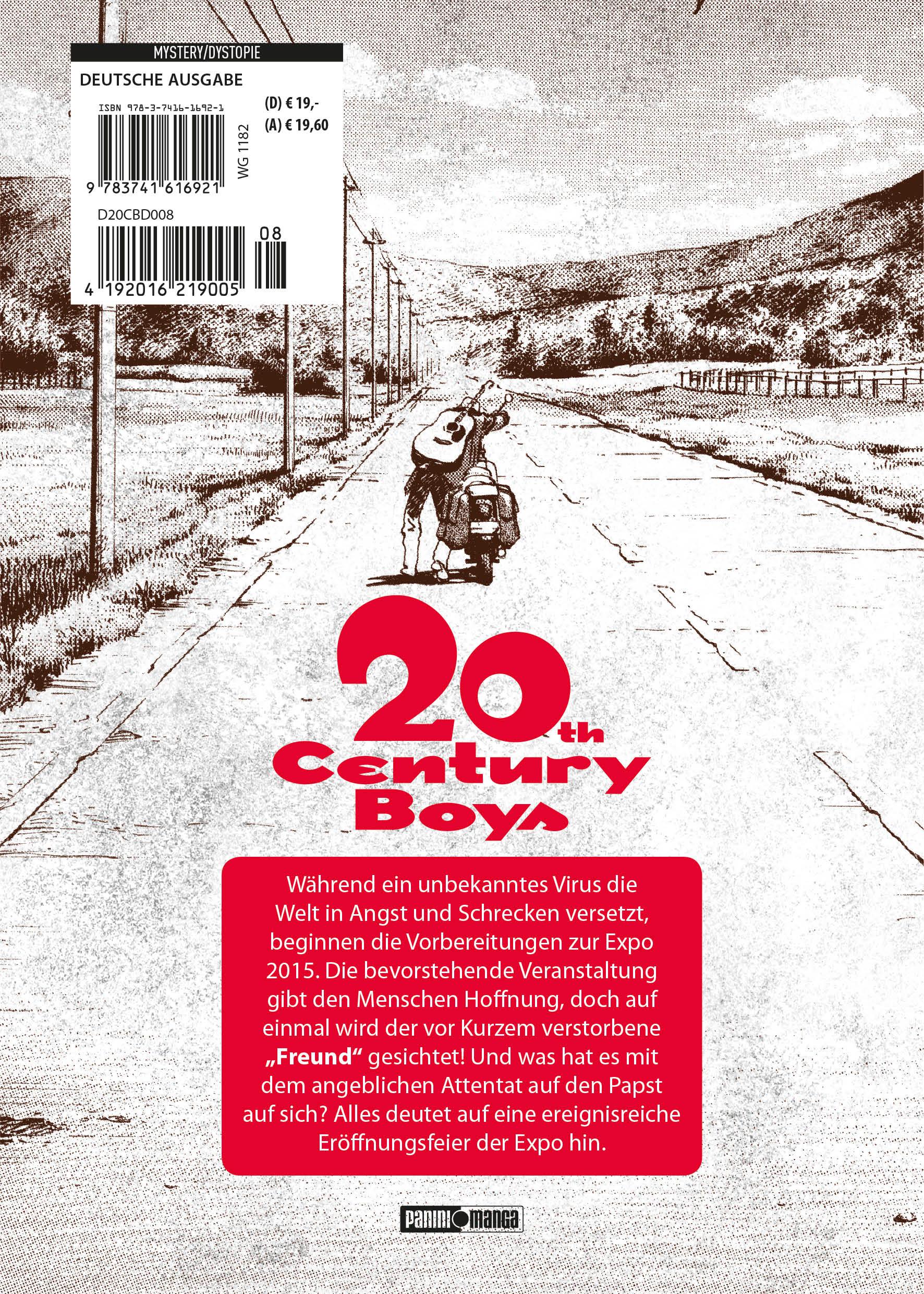 Rückseitencover 20th Century Boys: Ultimative Edition