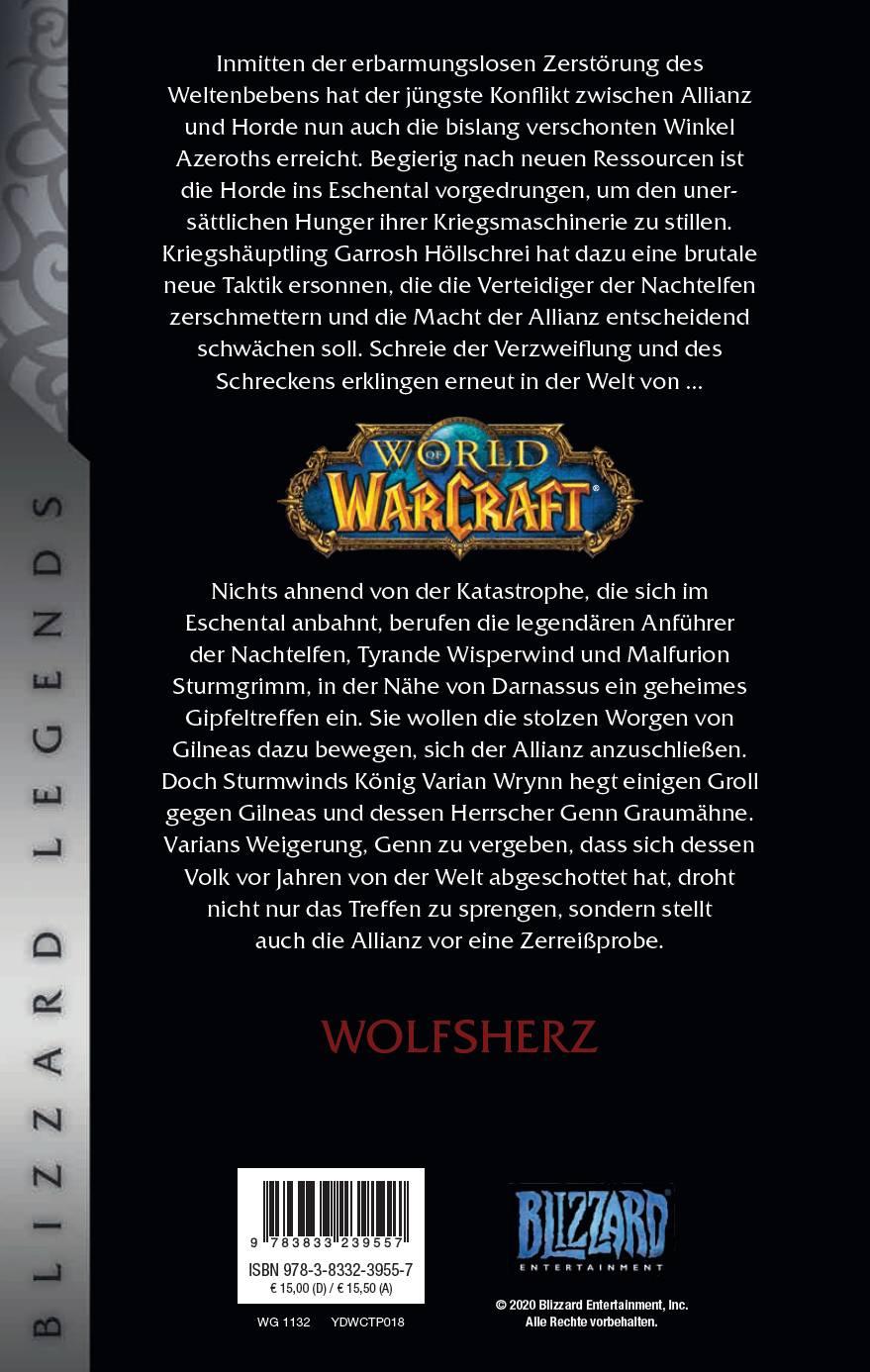 Rückseitencover World of Warcraft: Wolfsherz