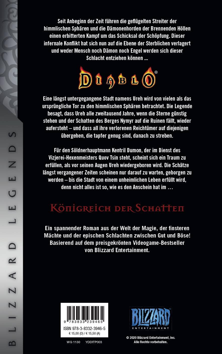 Rückseitencover Diablo: Das Königreich der Schatten