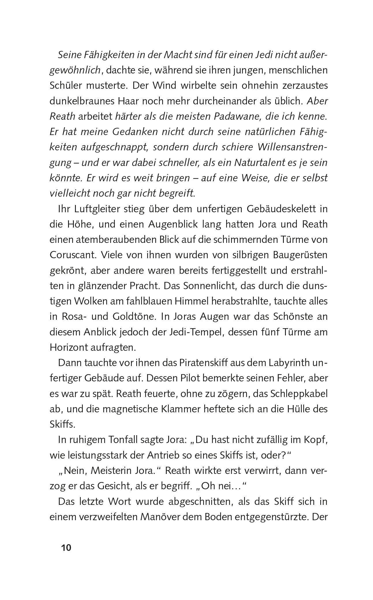 Beispielinhalt (Bild) Star Wars: Die Hohe Republik - In die Dunkelheit