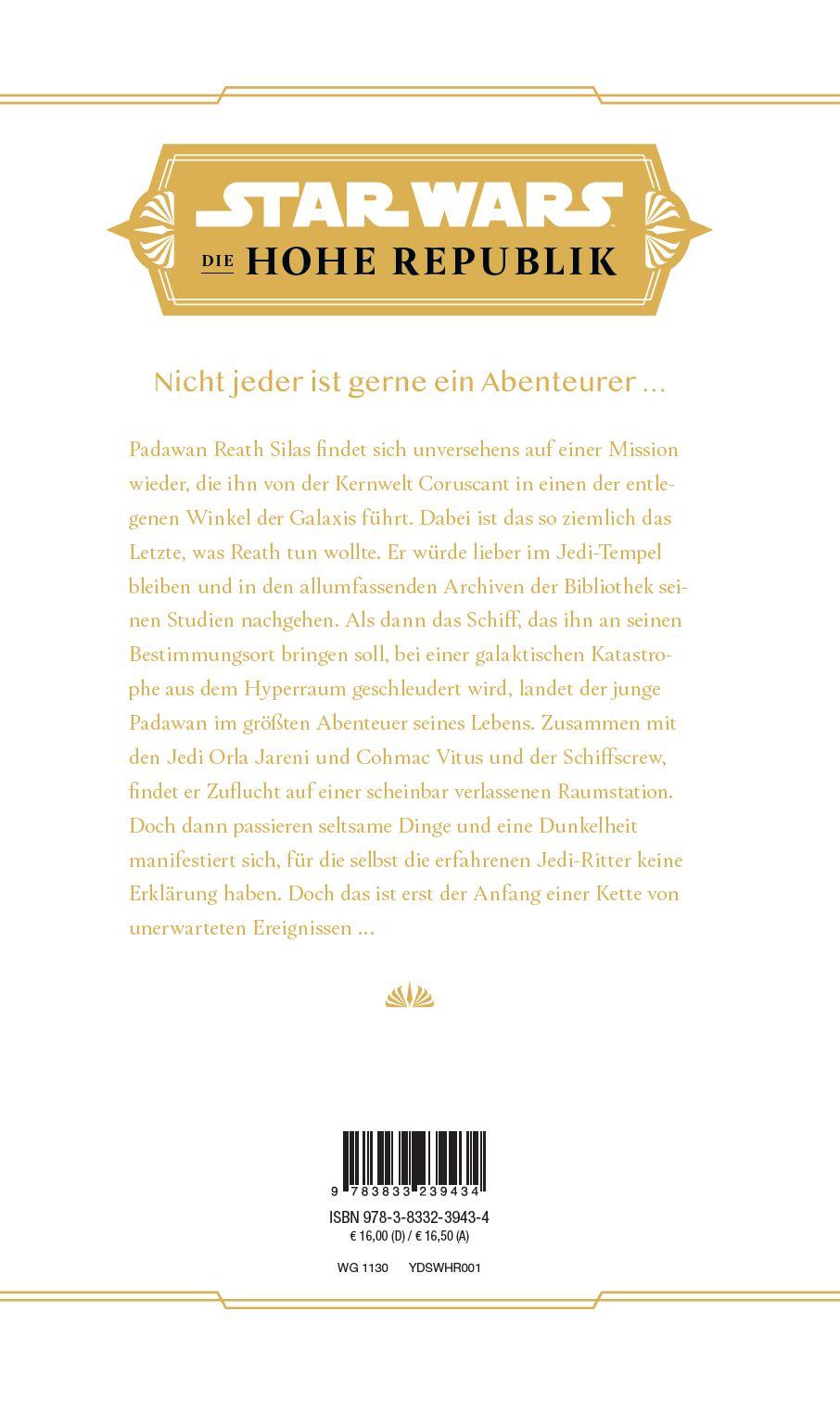 Rückseitencover Star Wars: Die Hohe Republik - In die Dunkelheit