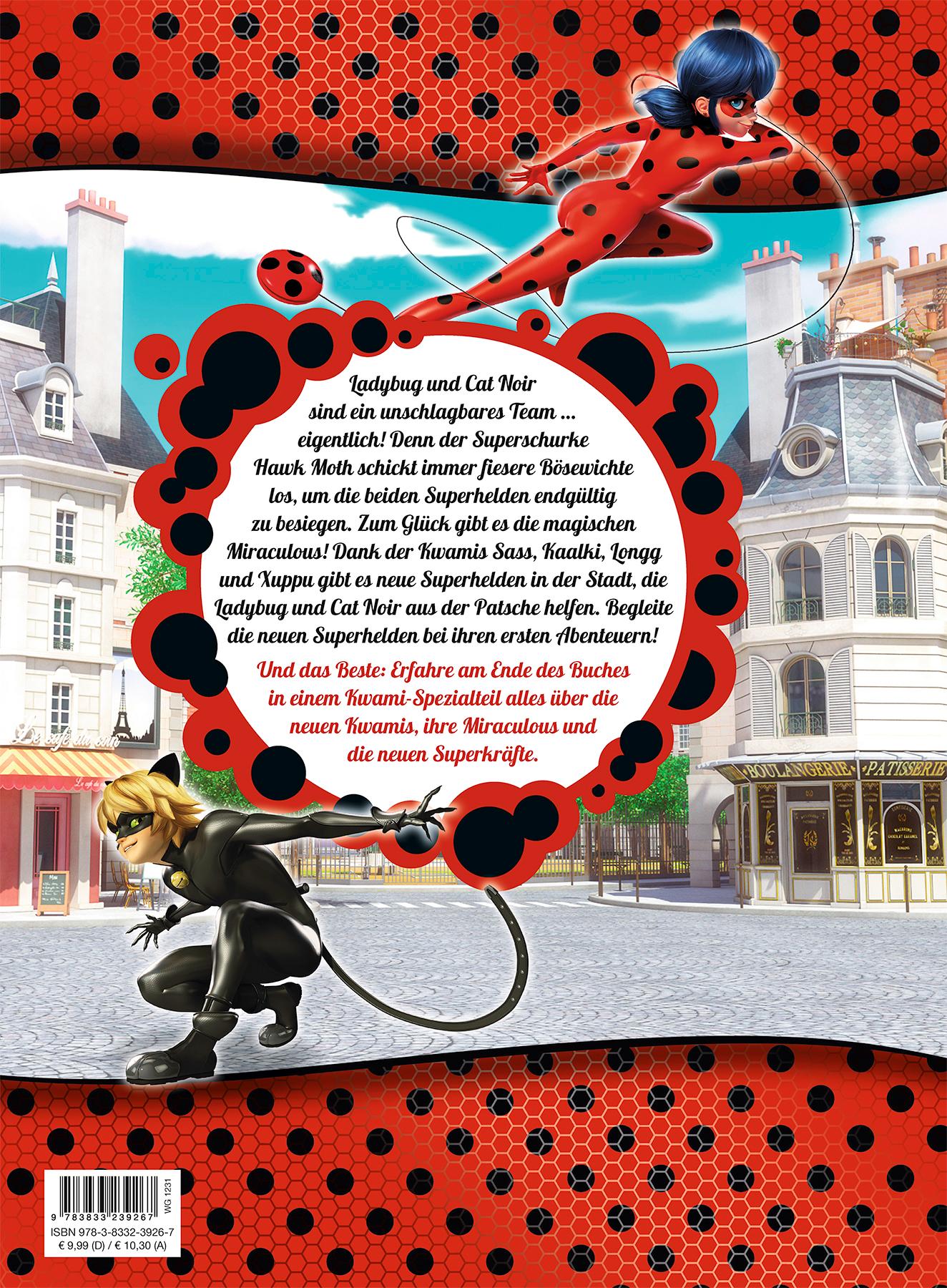 Rückseitencover Miraculous: Die spannendsten Superheldenabenteuer