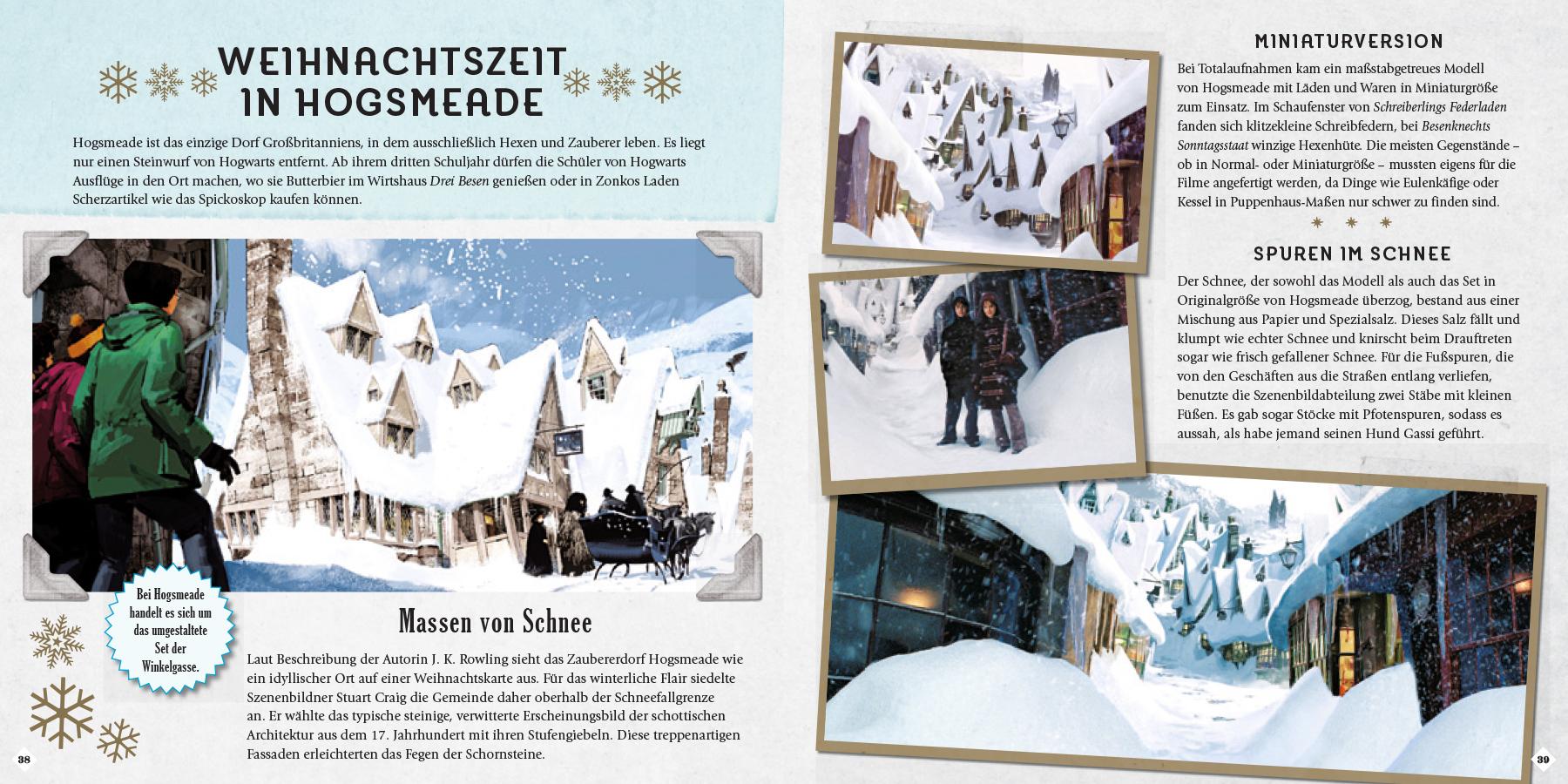 Beispielinhalt (Bild) Harry Potter: Weihnachten in der Zauberwelt - Das Handbuch zu den Filmen