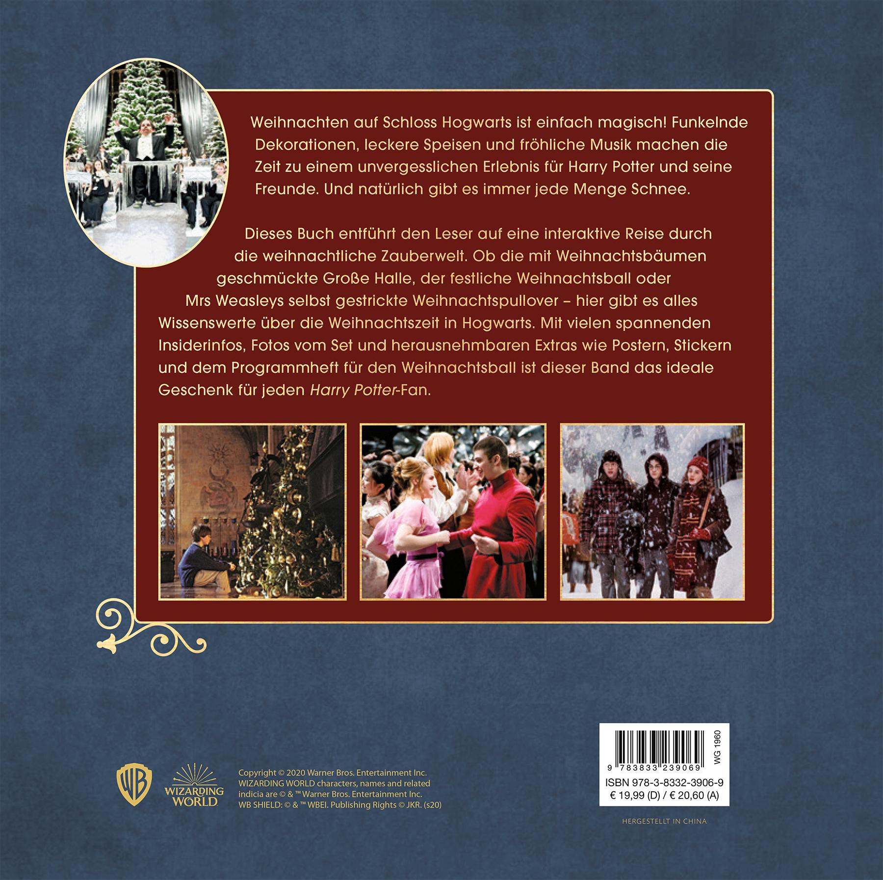 Rückseitencover Harry Potter: Weihnachten in der Zauberwelt - Das Handbuch zu den Filmen
