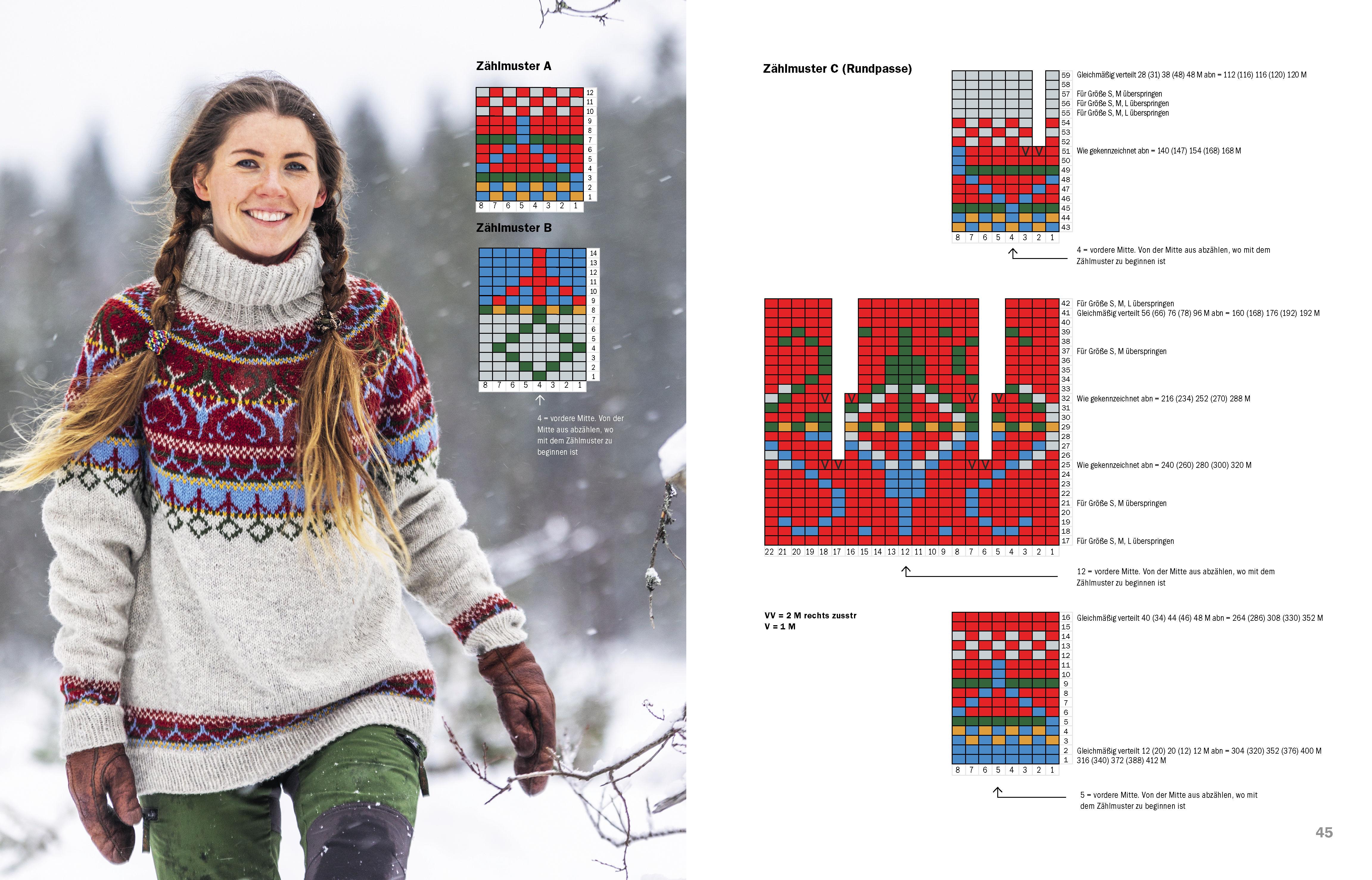 Beispielinhalt (Bild) Einfach nordisch stricken