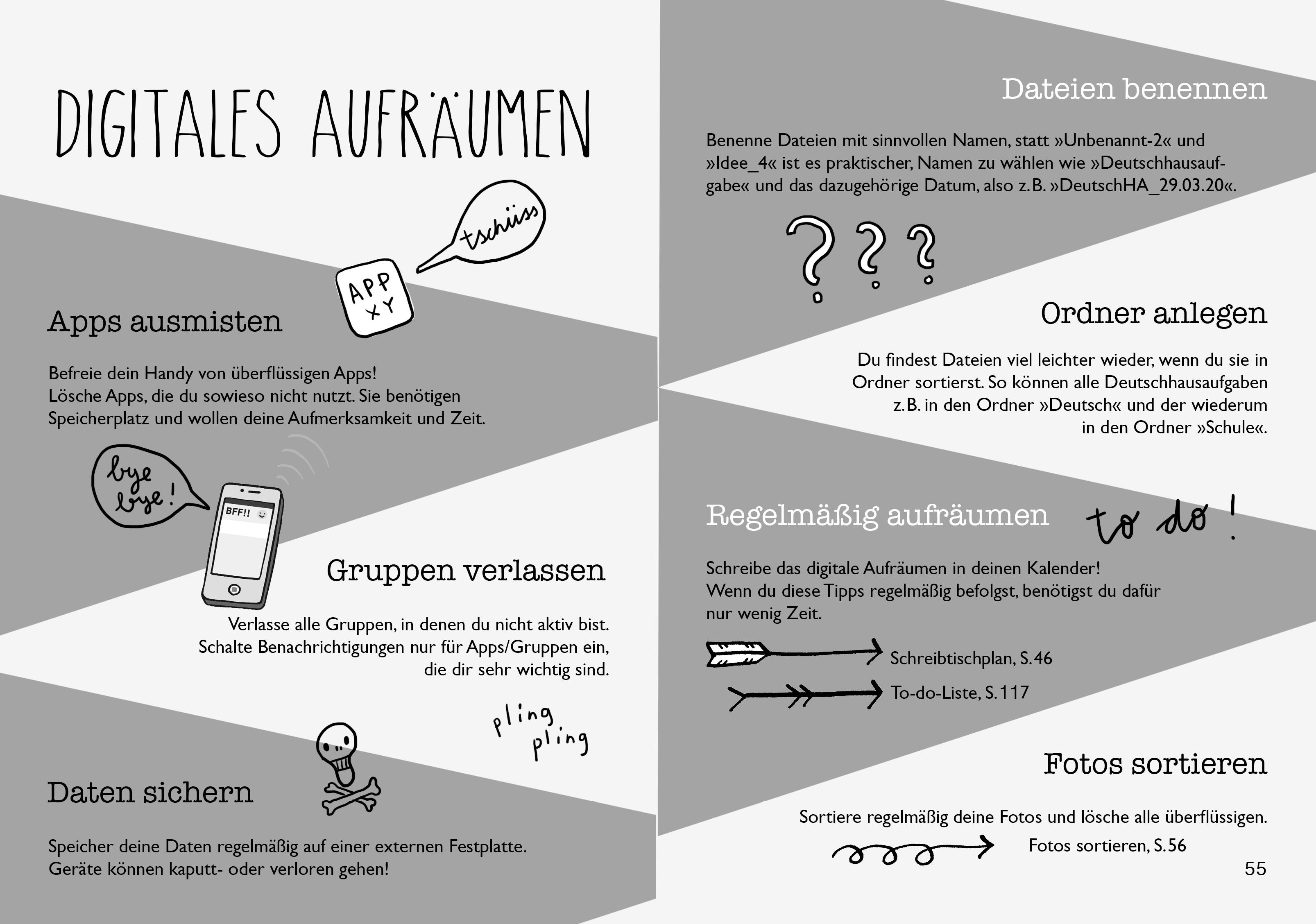 Beispielinhalt (Bild) Total aufgeräumt - Eine Anleitung für Chaos Queens