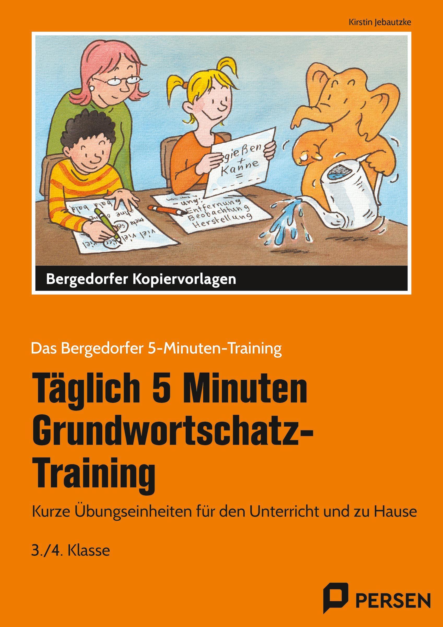 Vorderes Coverbild Täglich 5 Minuten Grundwortschatz-Training - 3./4. Klasse