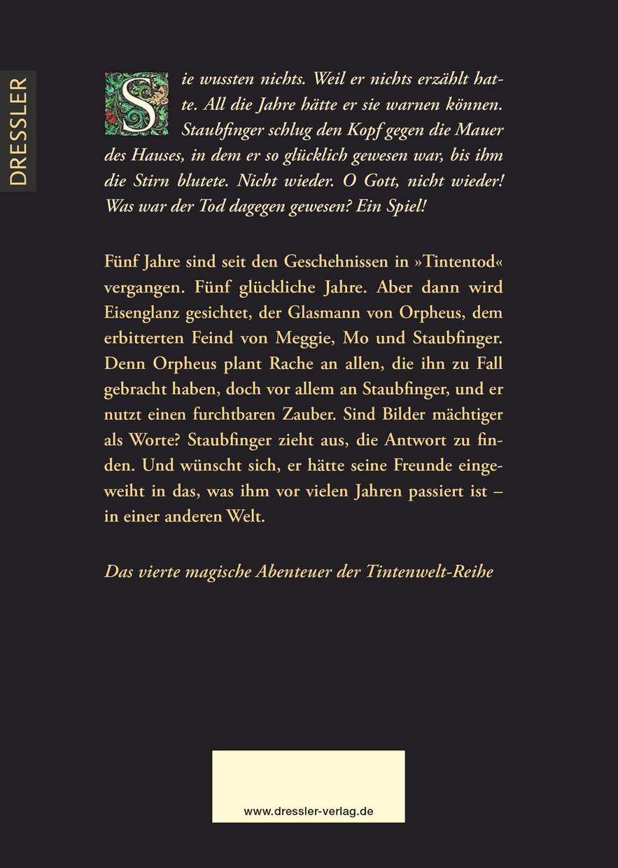 Rückseitencover Tintenwelt 4. Die Farbe der Rache