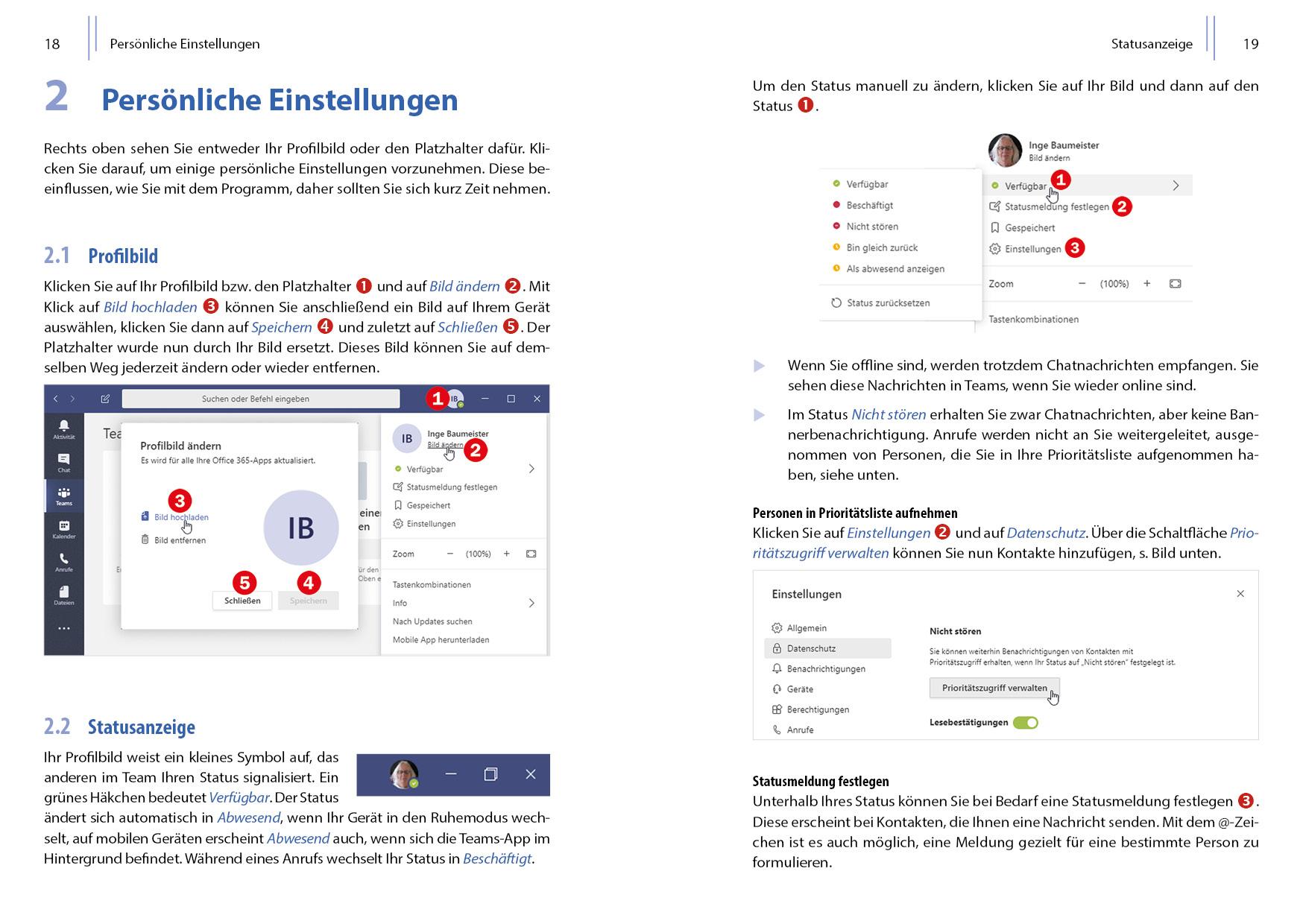 Beispielinhalt (Bild) Microsoft Teams - Die Anleitung für Einsteiger im Homeoffice