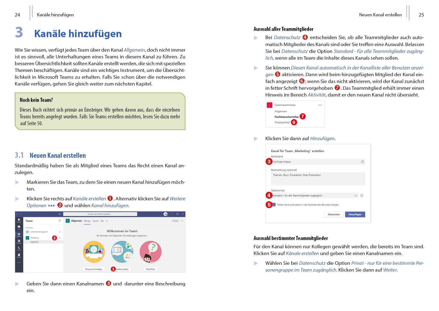 Beispielinhalt (Bild) Microsoft Teams - Die Anleitung für Einsteiger im Homeoffice