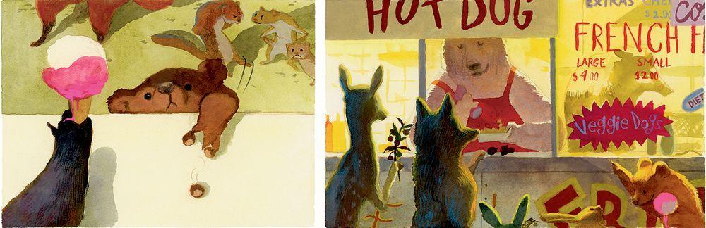 Beispielinhalt (Bild) Jahrmarkt um Mitternacht