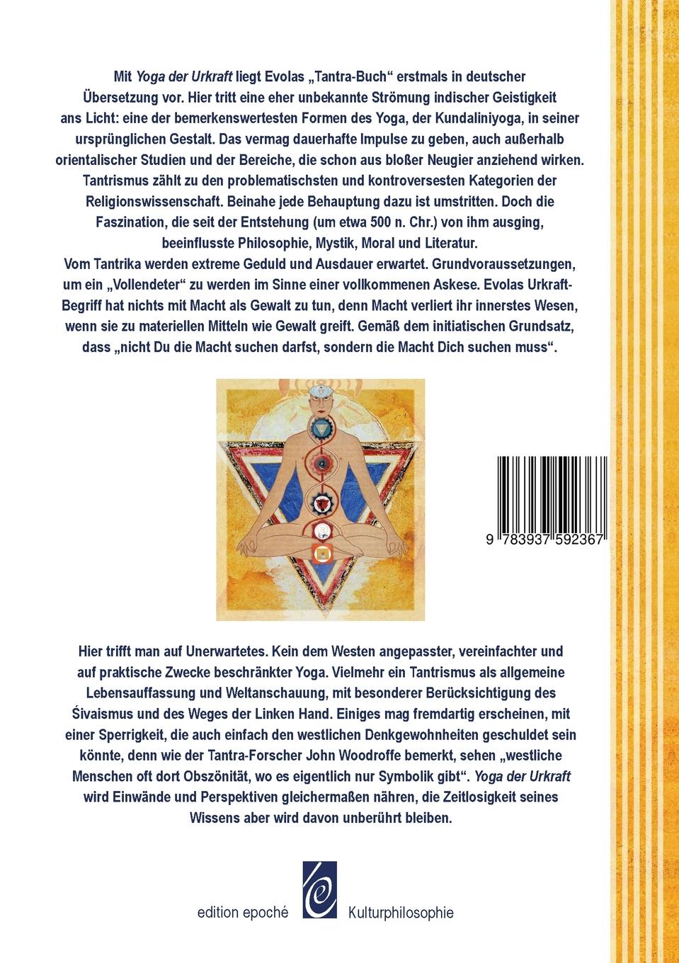 Rückseitencover Der Yoga der Urkraft