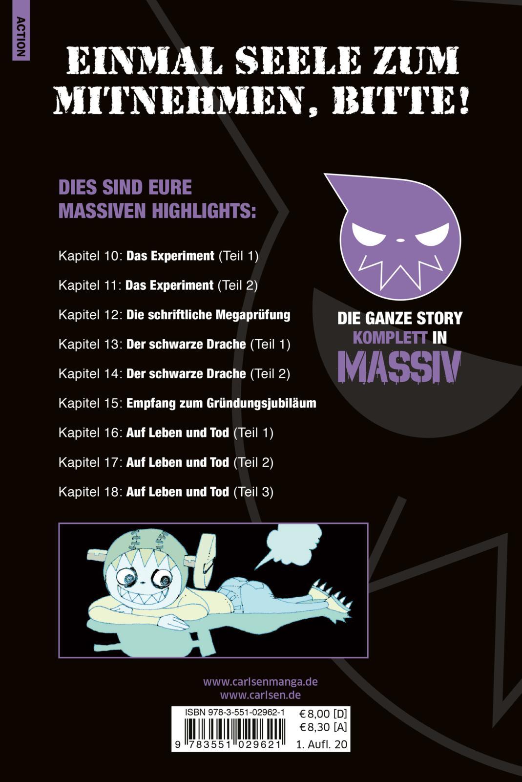 Rückseitencover Soul Eater Massiv 2