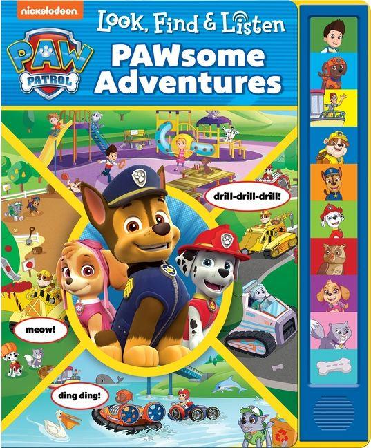 Vorderes Coverbild Nickelodeon PAW Patrol: PAWsome Adventures Look, Find & Listen Sound Book
