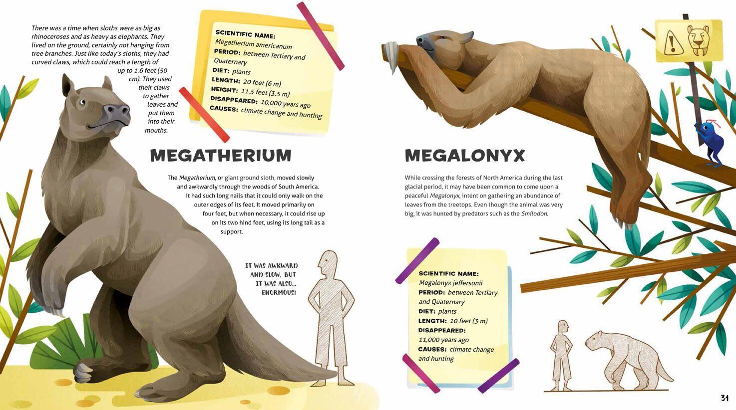 Beispielinhalt (Bild) Weird and Wonderful Extinct Animals