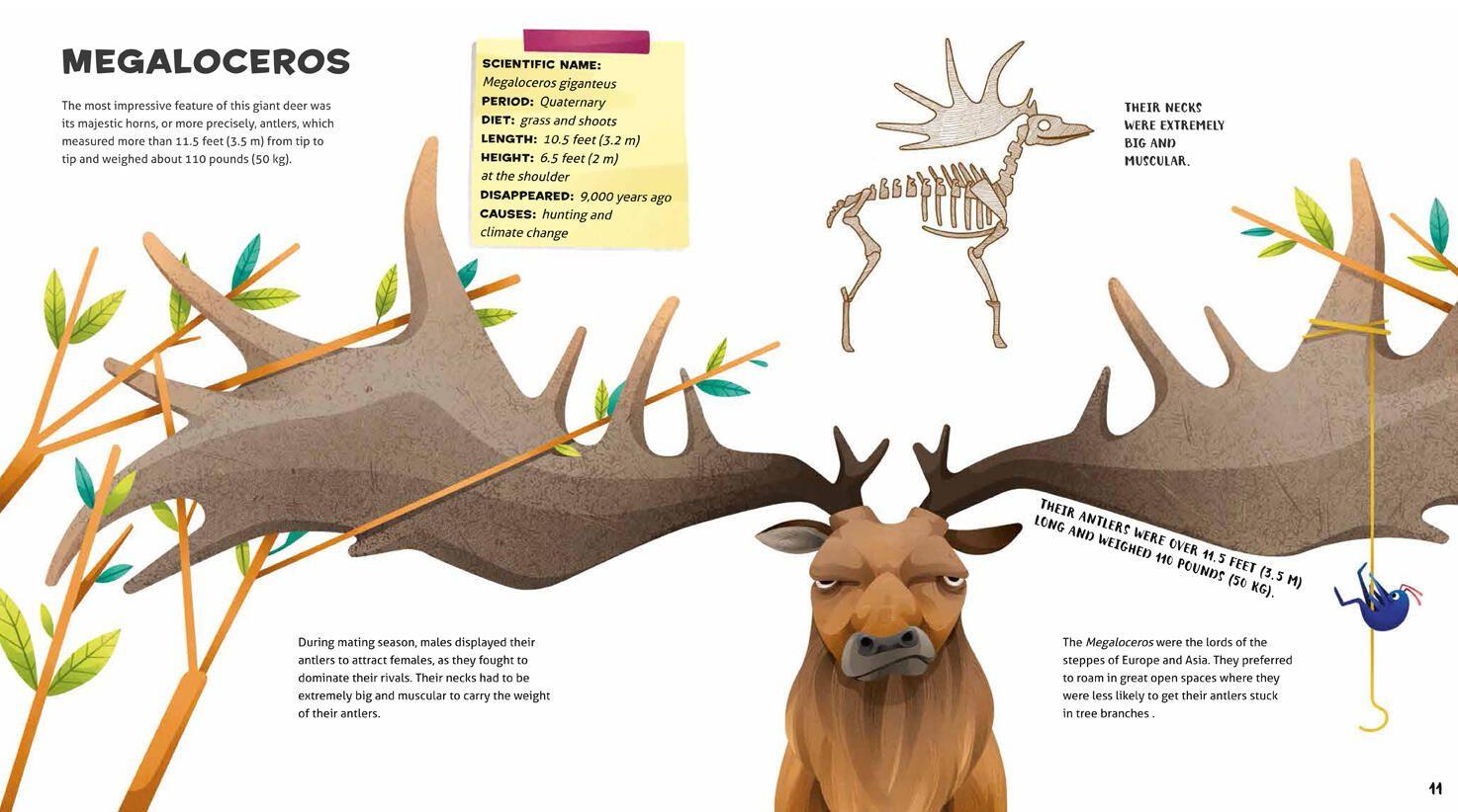 Beispielinhalt (Bild) Weird and Wonderful Extinct Animals