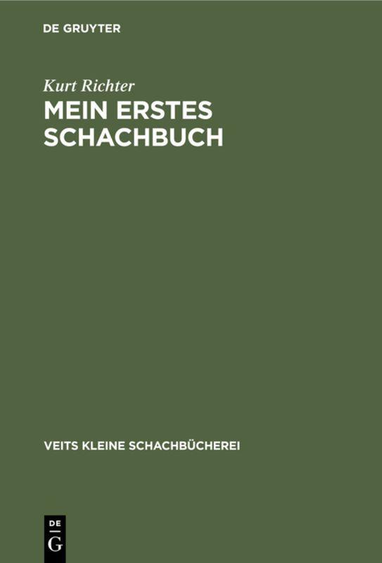 Vorderes Coverbild Mein erstes Schachbuch